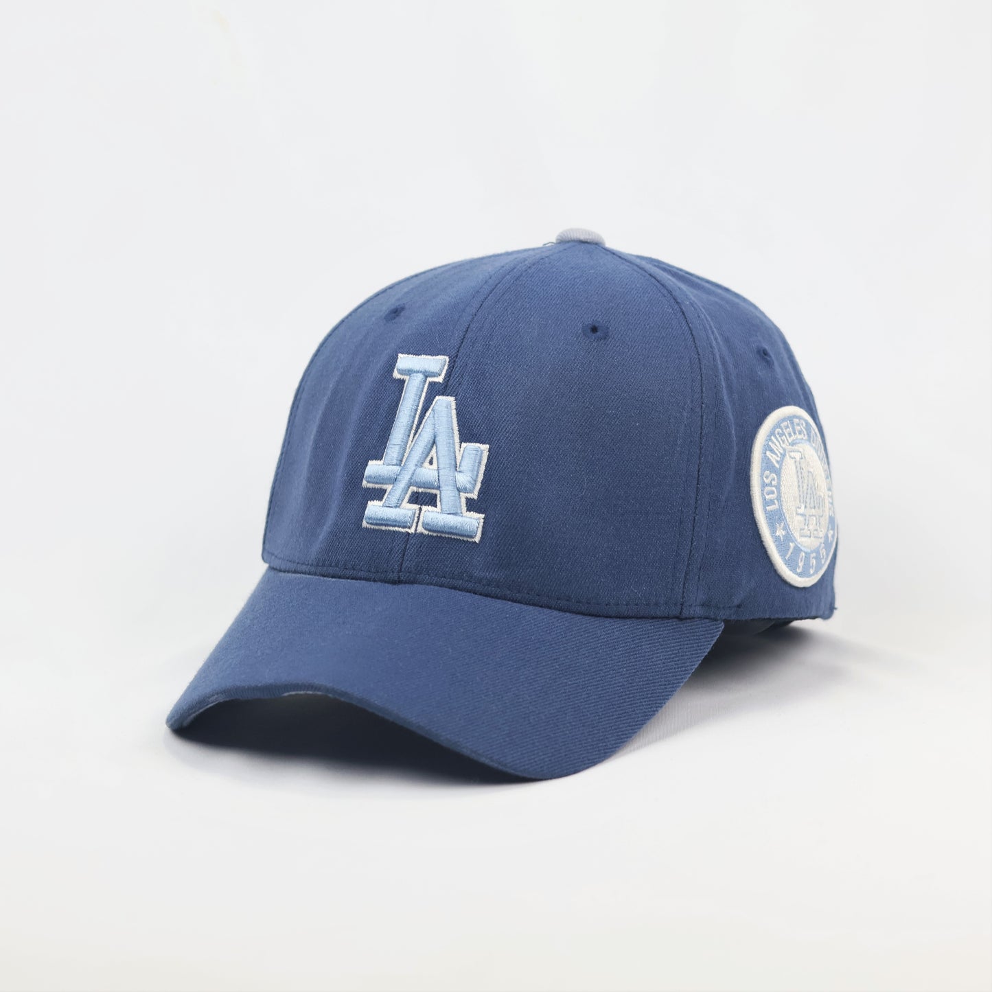Major League Baseball Dodgers Blue & Grey Thrifted Hat - Size M-XL Stretch Fit