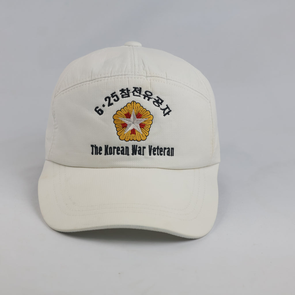 Thrifted Off-White Korean War Veteran Mesh Cap (56-58 cm) | 10029