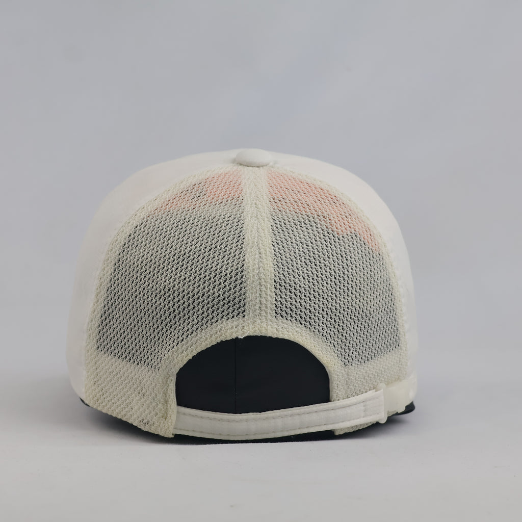 Thrifted Off-White Korean War Veteran Mesh Cap (56-58 cm) | 10029