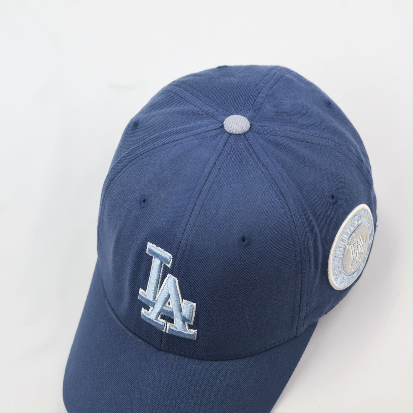 Major League Baseball Dodgers Blue & Grey Thrifted Hat - Size M-XL Stretch Fit