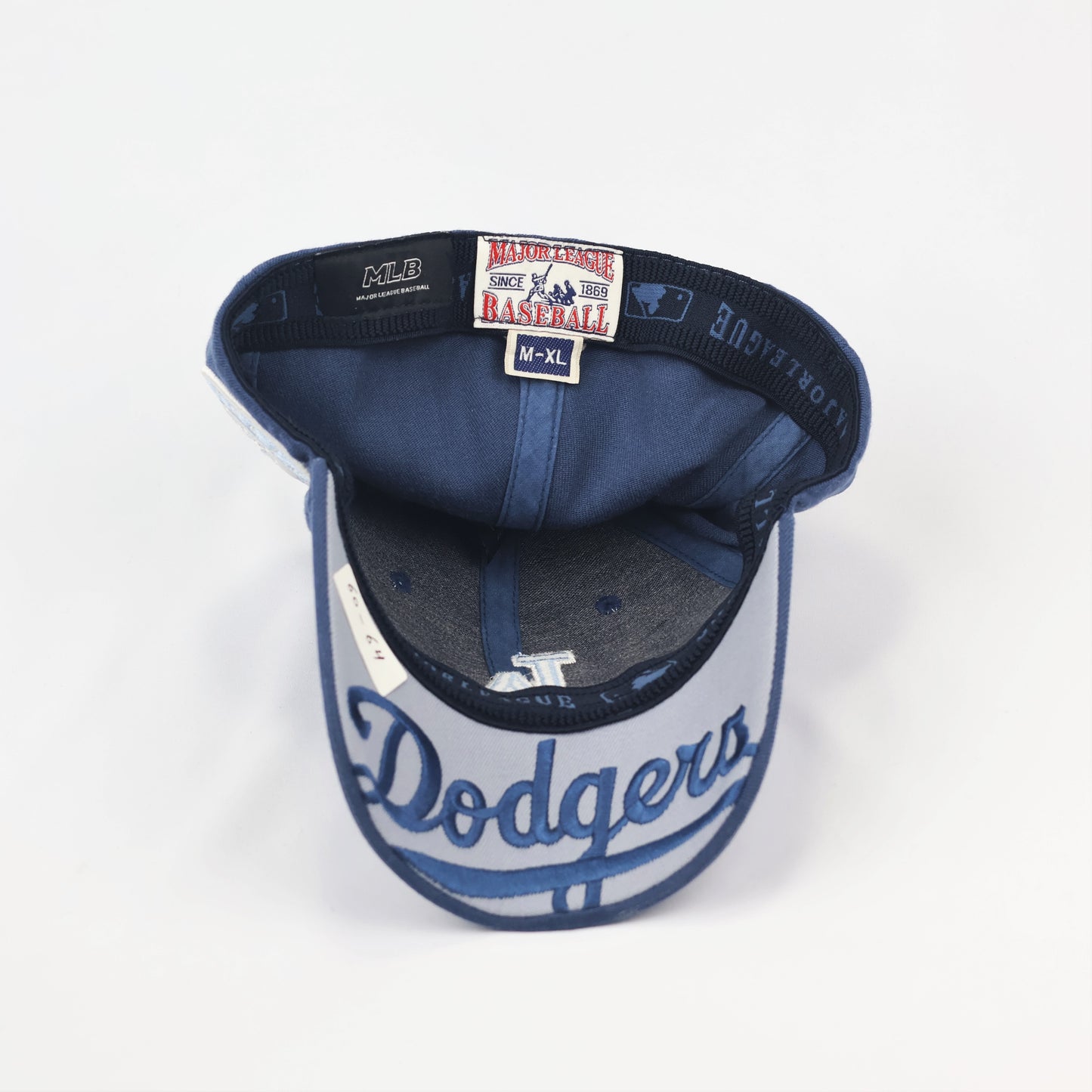 Major League Baseball Dodgers Blue & Grey Thrifted Hat - Size M-XL Stretch Fit