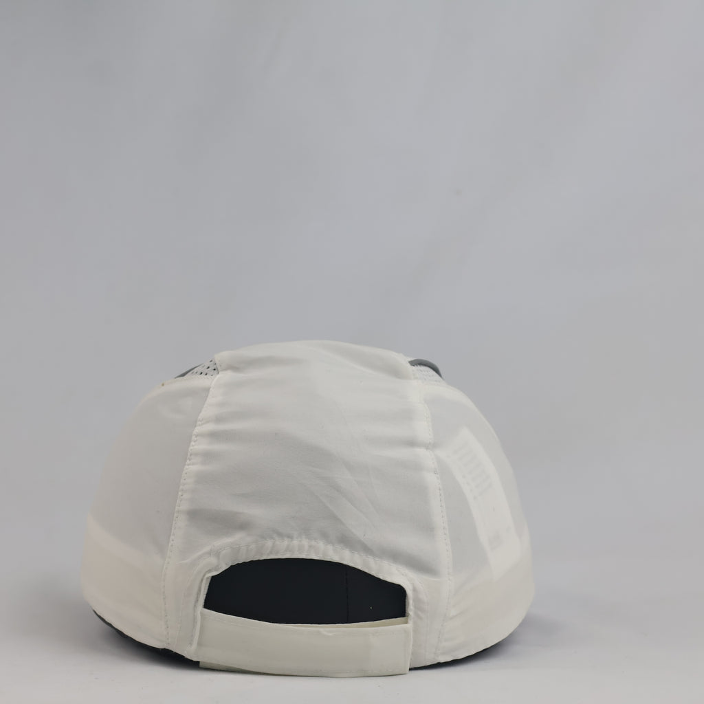 Vintage Beechfield White Reflective Running Cap | Lightweight Mesh Sports Hat