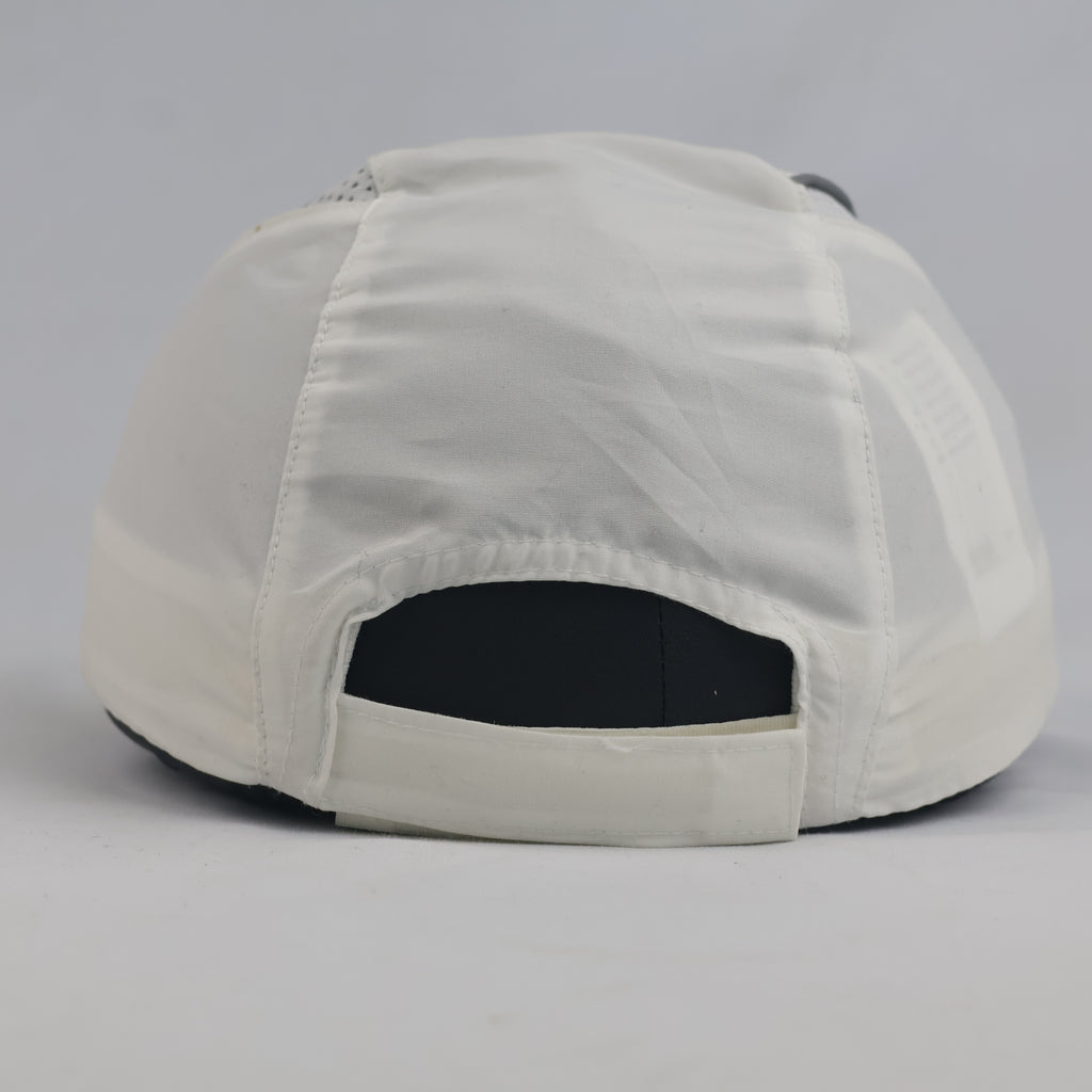 Vintage Beechfield White Reflective Running Cap | Lightweight Mesh Sports Hat