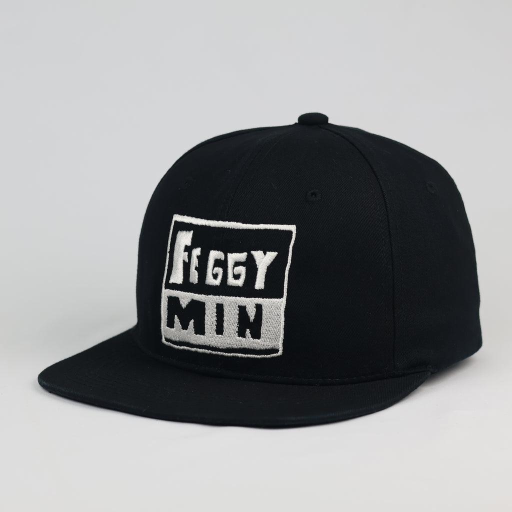 Vintage Feggy Min Black Snapback Hat
