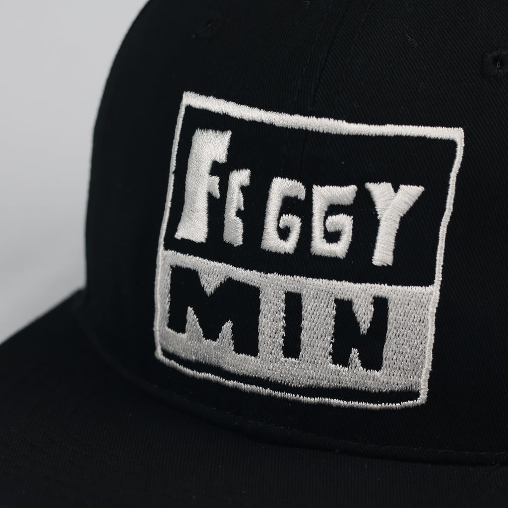 Vintage Feggy Min Black Snapback Hat