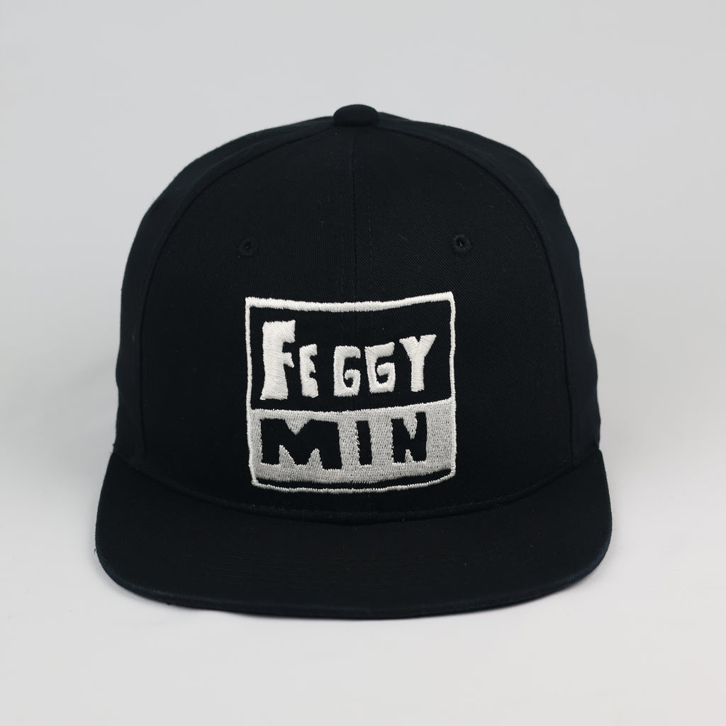 Vintage Feggy Min Black Snapback Hat