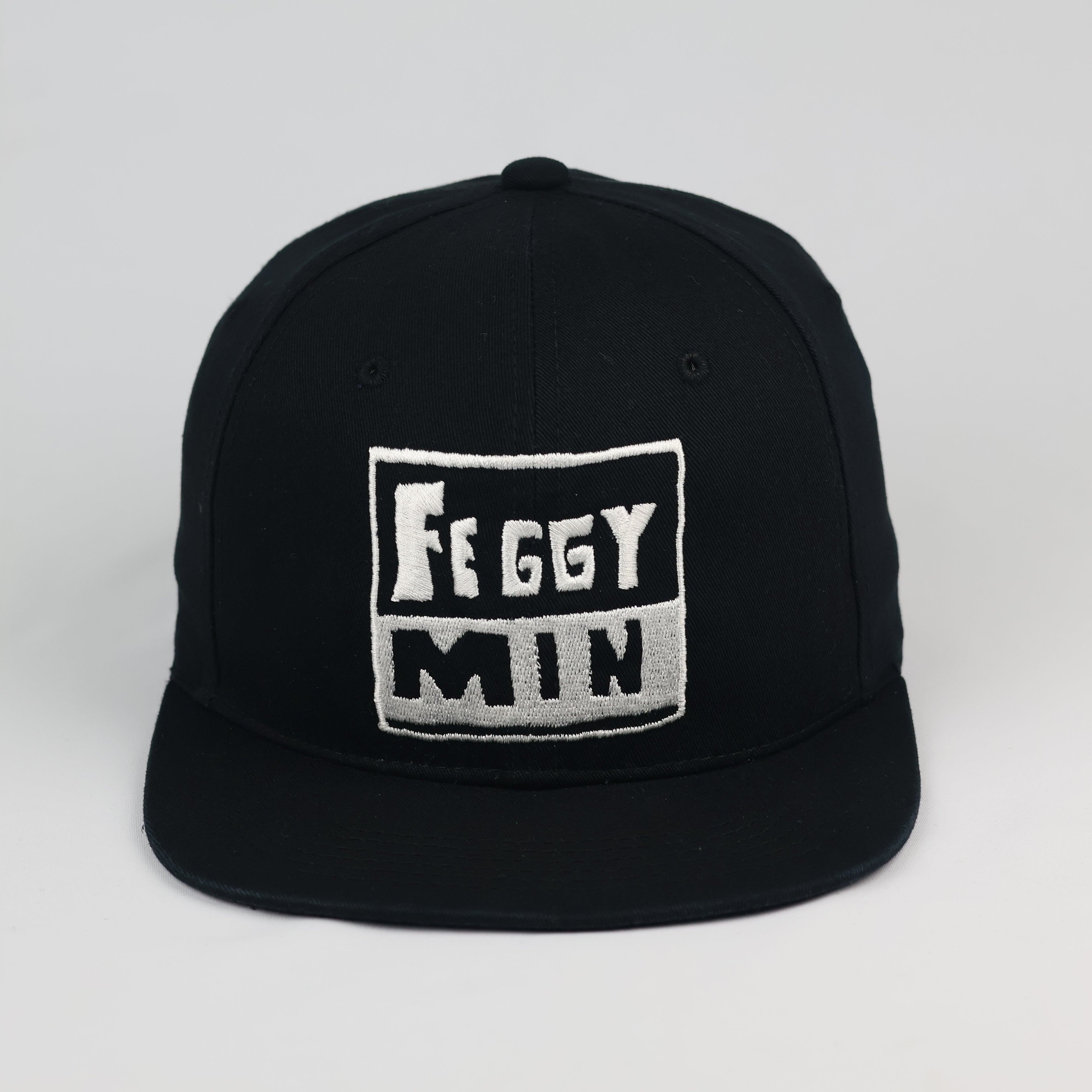 Vintage Feggy Min Black Snapback Hat