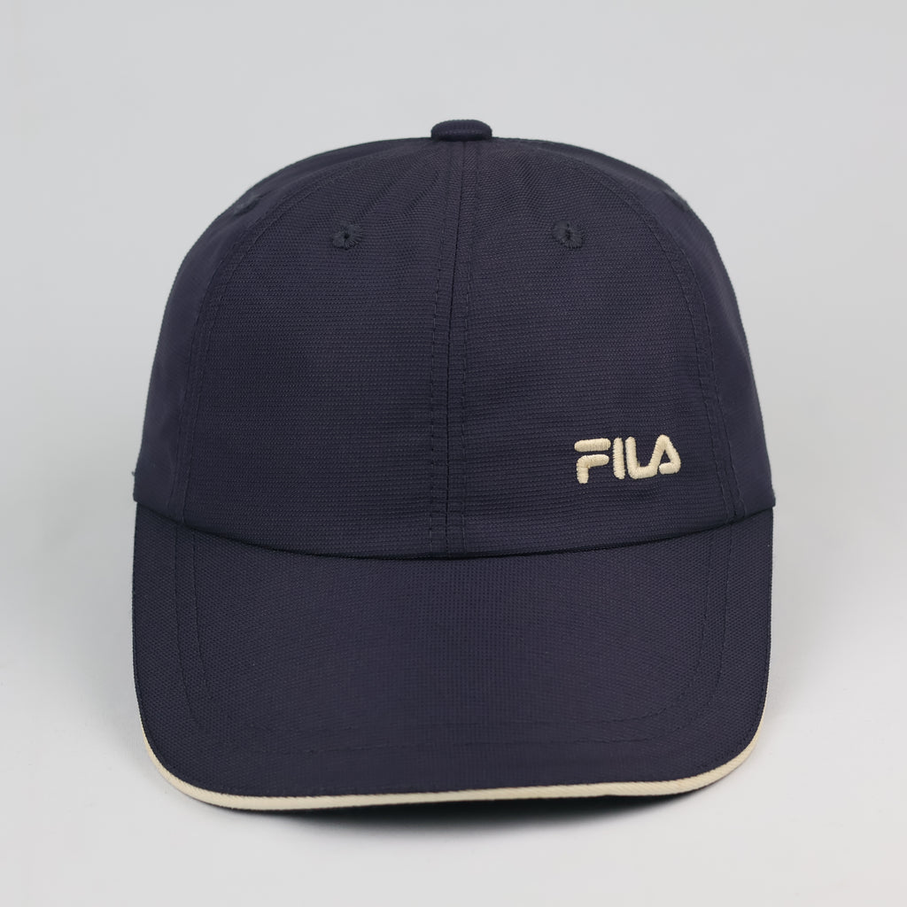Vintage FILA "L'ARTE nello SPORT" Navy Thrifted Cap