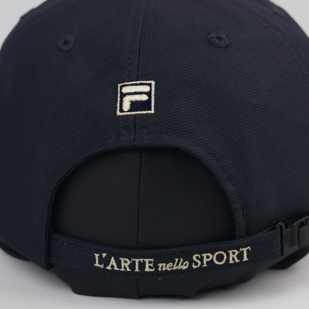 Vintage FILA "L'ARTE nello SPORT" Navy Thrifted Cap
