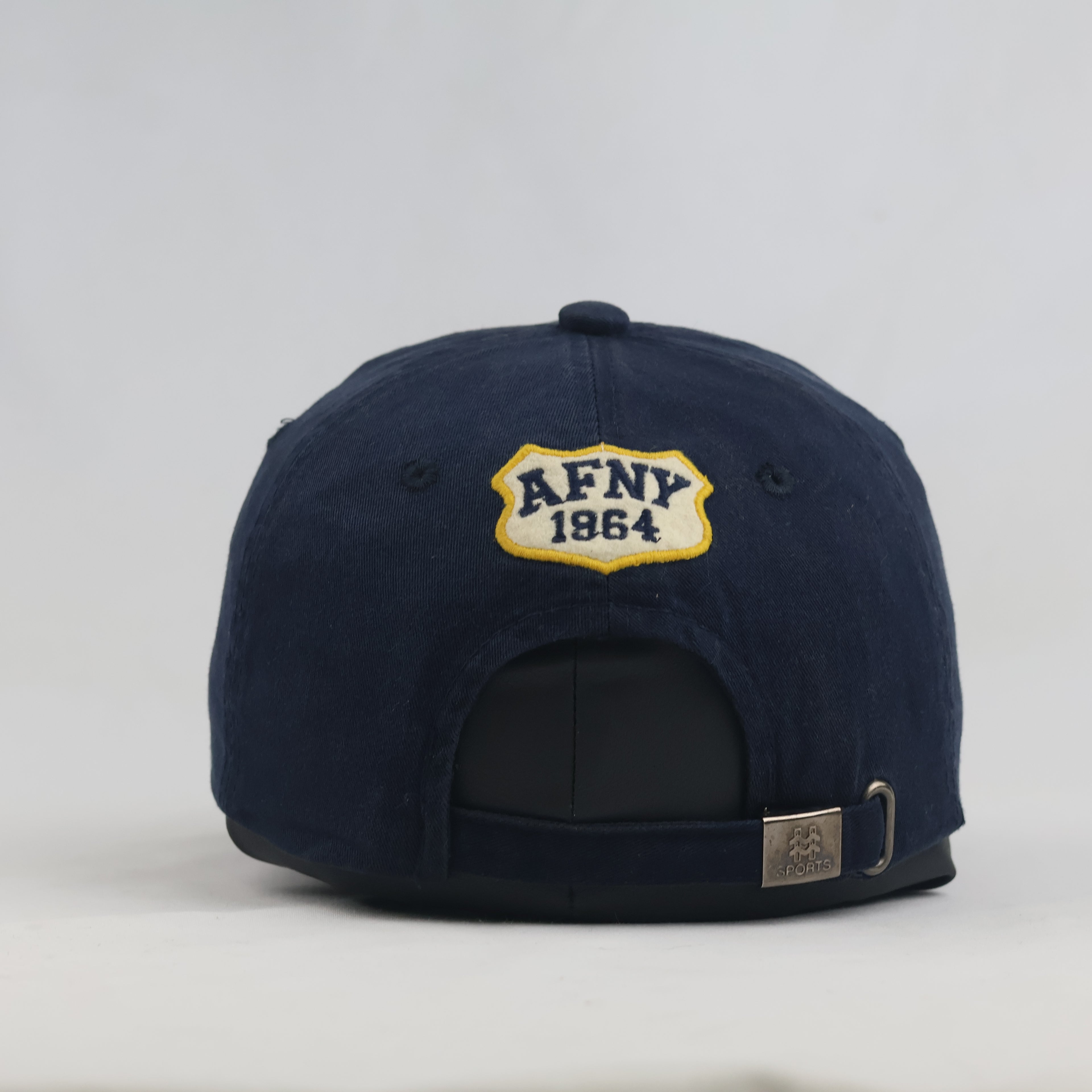 Thrifted Vintage AFNY 1964 Distressed Navy Cotton Cap (56-58 cm)
