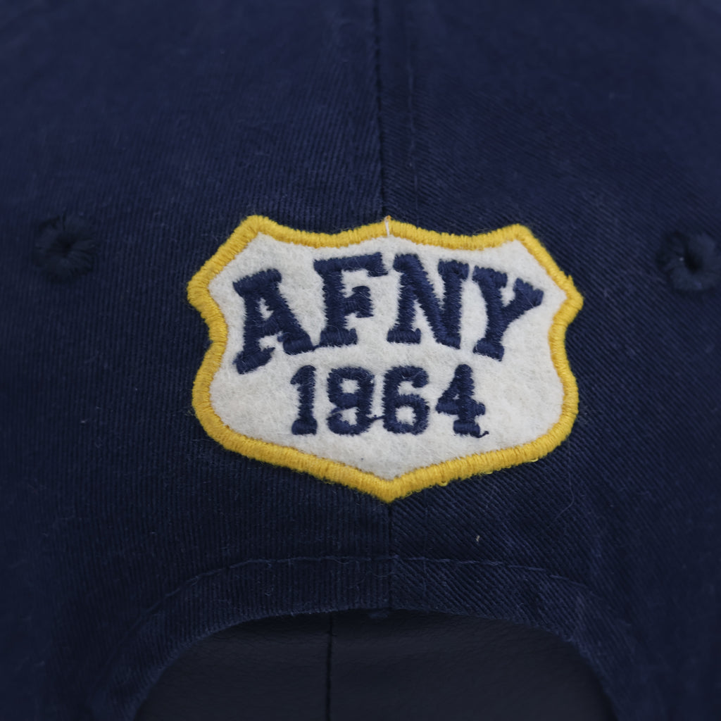Thrifted Vintage AFNY 1964 Distressed Navy Cotton Cap (56-58 cm)