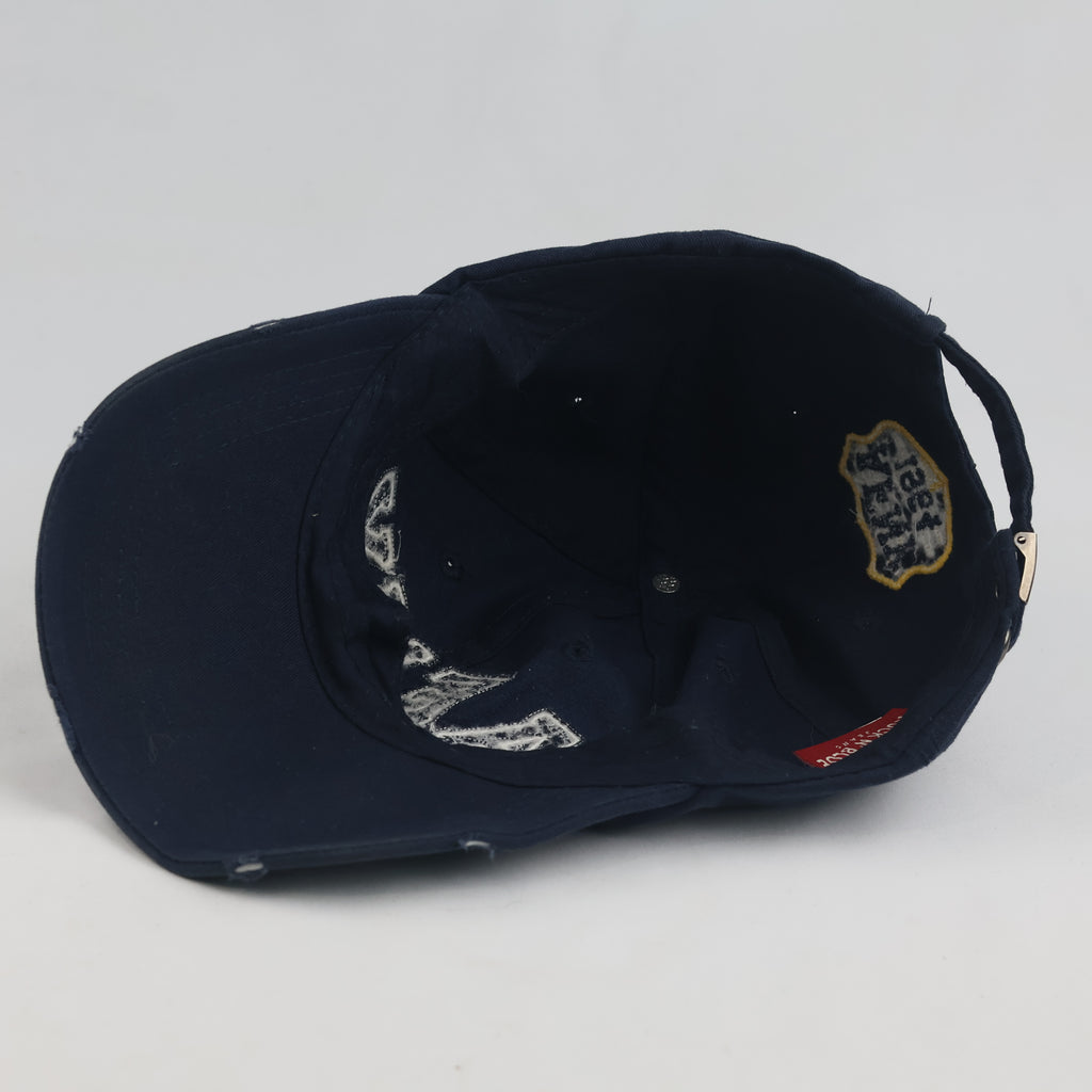 Thrifted Vintage AFNY 1964 Distressed Navy Cotton Cap (56-58 cm)