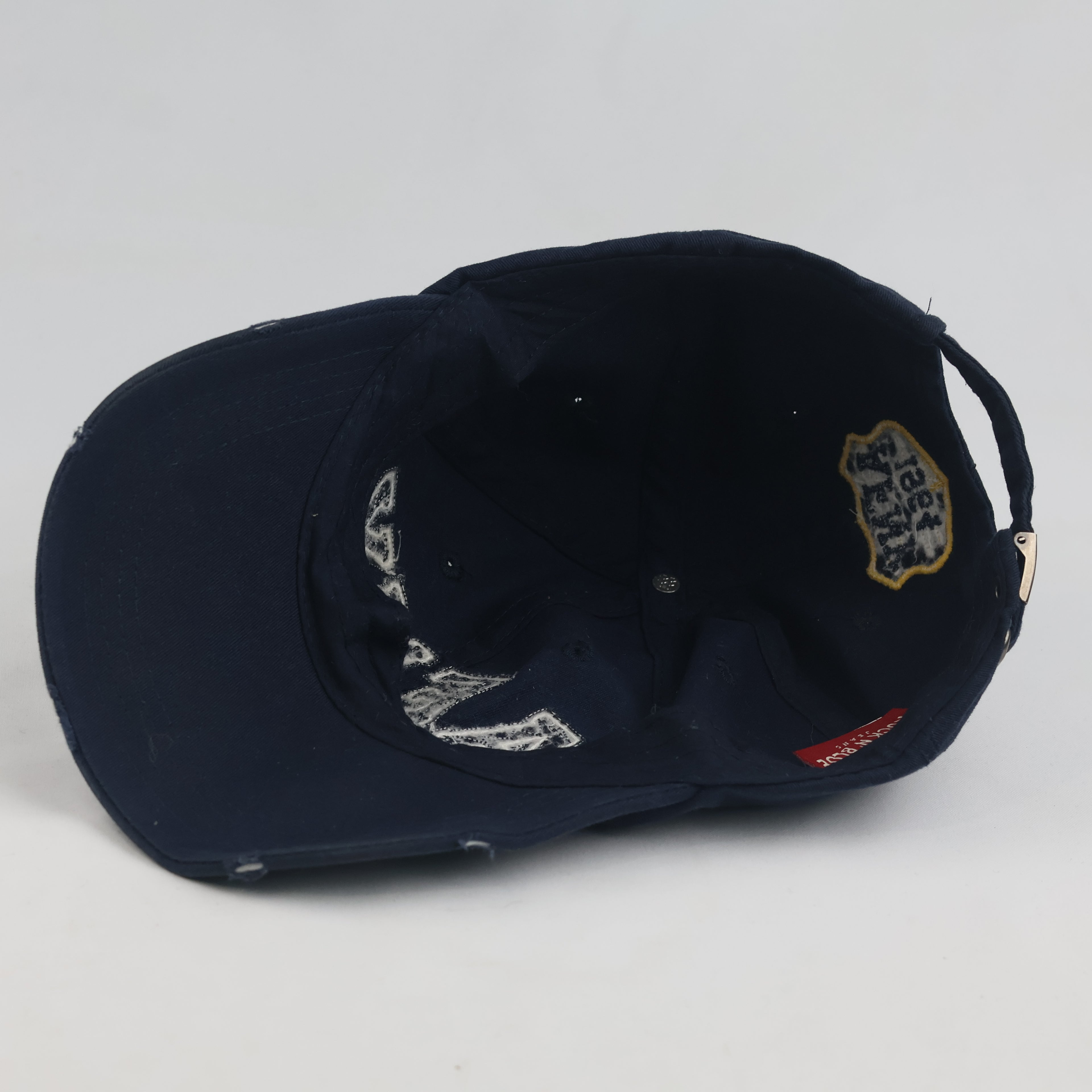 Thrifted Vintage AFNY 1964 Distressed Navy Cotton Cap (56-58 cm)