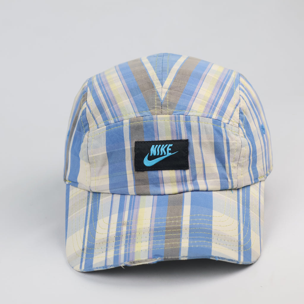 Vintage Nike AW84 "Run Like Hell" 5-Panel Camp Thrifted Hat - Thrifted