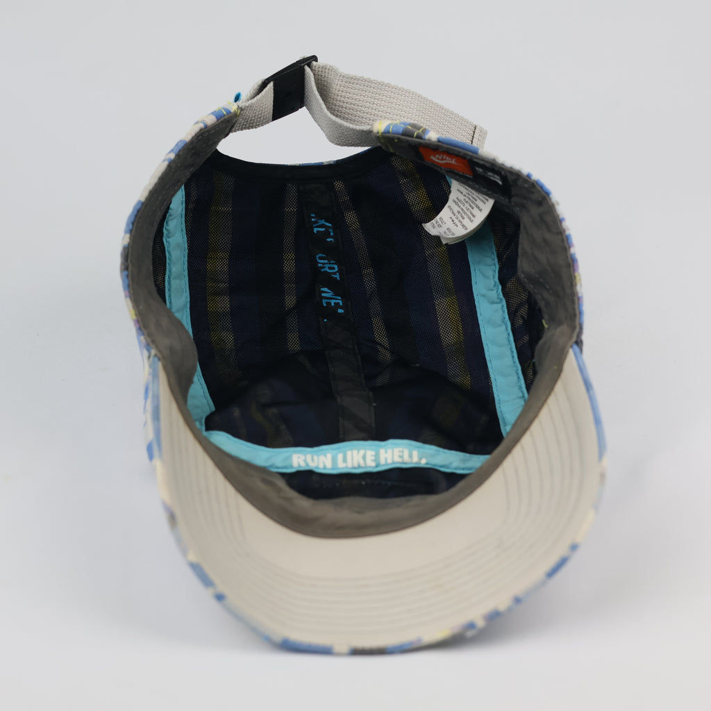 Vintage Nike AW84 "Run Like Hell" 5-Panel Camp Thrifted Hat - Thrifted