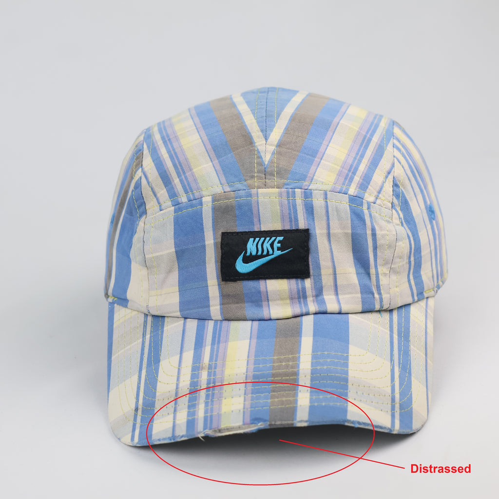 Vintage Nike AW84 "Run Like Hell" 5-Panel Camp Thrifted Hat - Thrifted