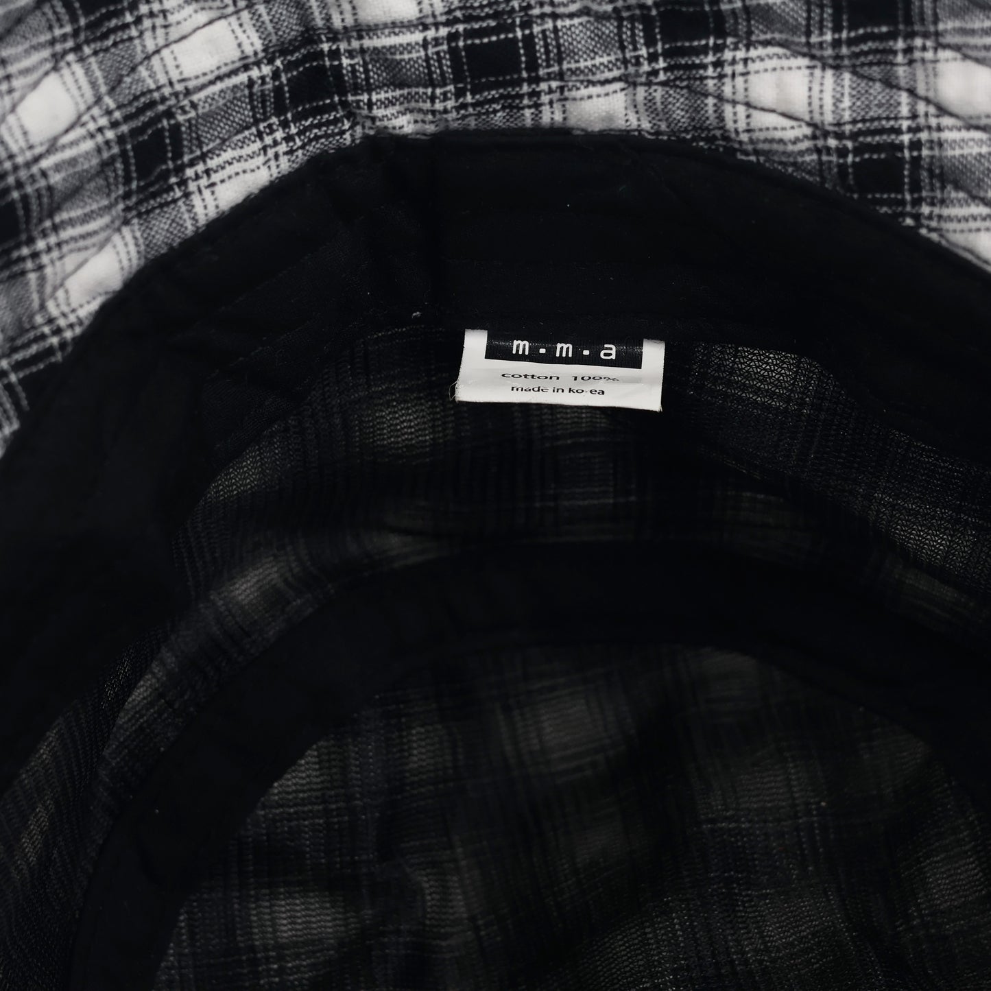 Classic Gingham Pattern Bucket Thrifted Hat – m.m.a Streetwear Plaid Cap