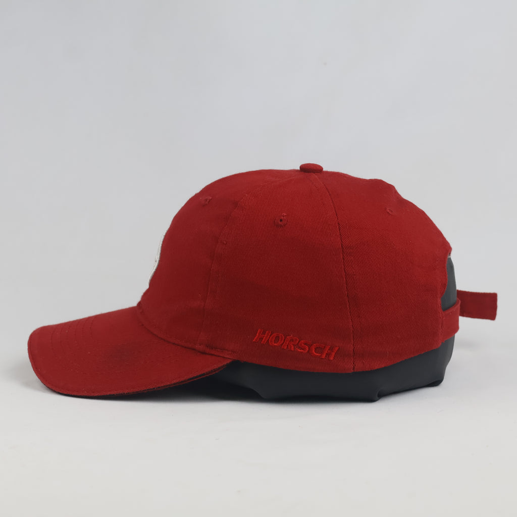 Thrifted Horsch German Machinery Red Cotton Baseball Cap