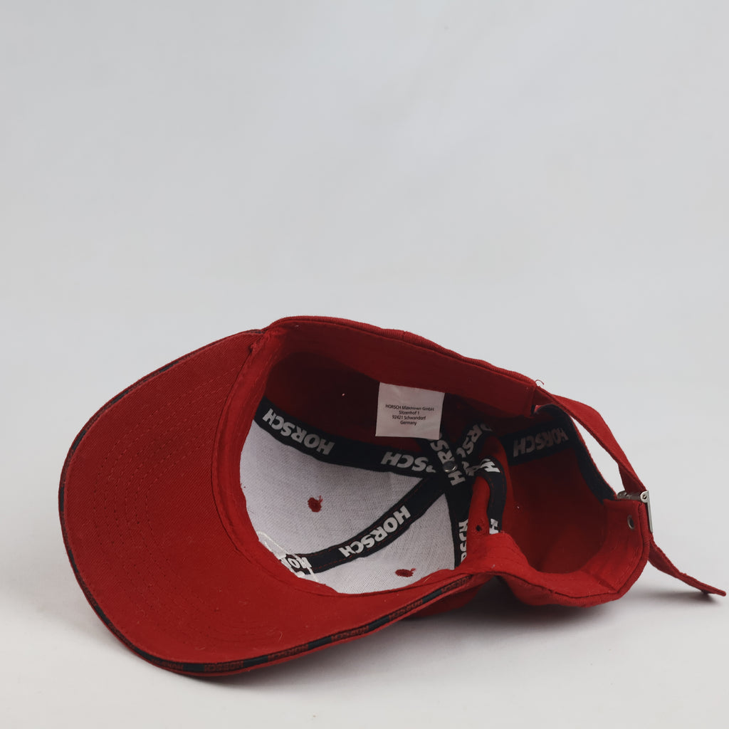Thrifted Horsch German Machinery Red Cotton Baseball Cap