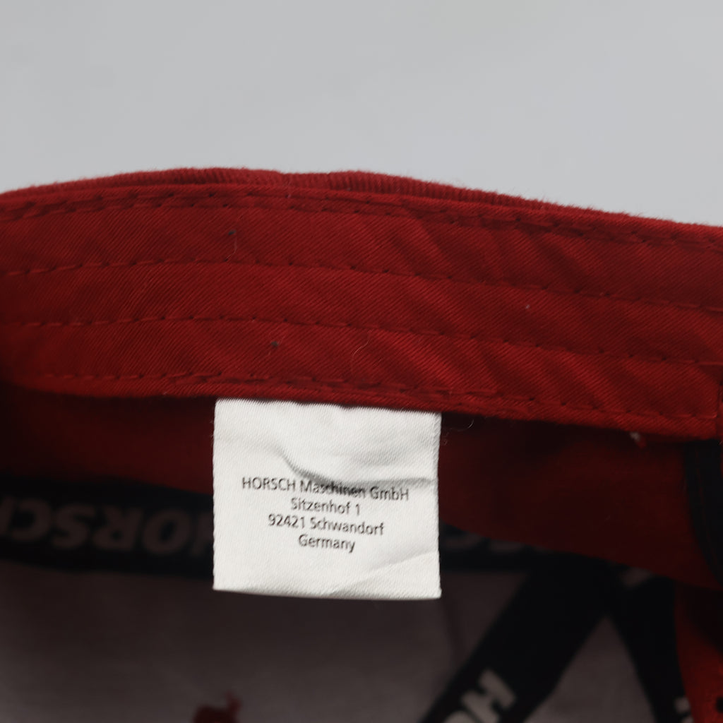 Thrifted Horsch German Machinery Red Cotton Baseball Cap