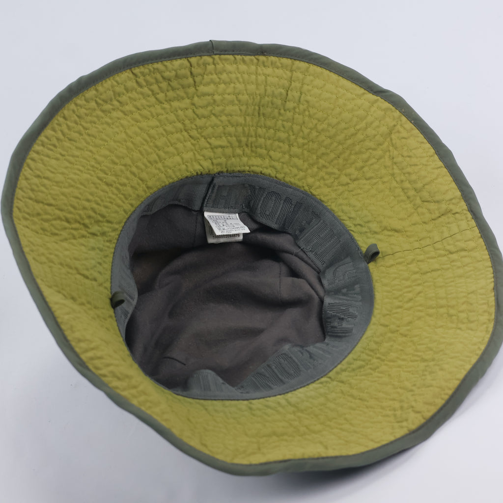 The North Face Two Tone Nylon Thrifted Bucket Hat in Olive and Tan