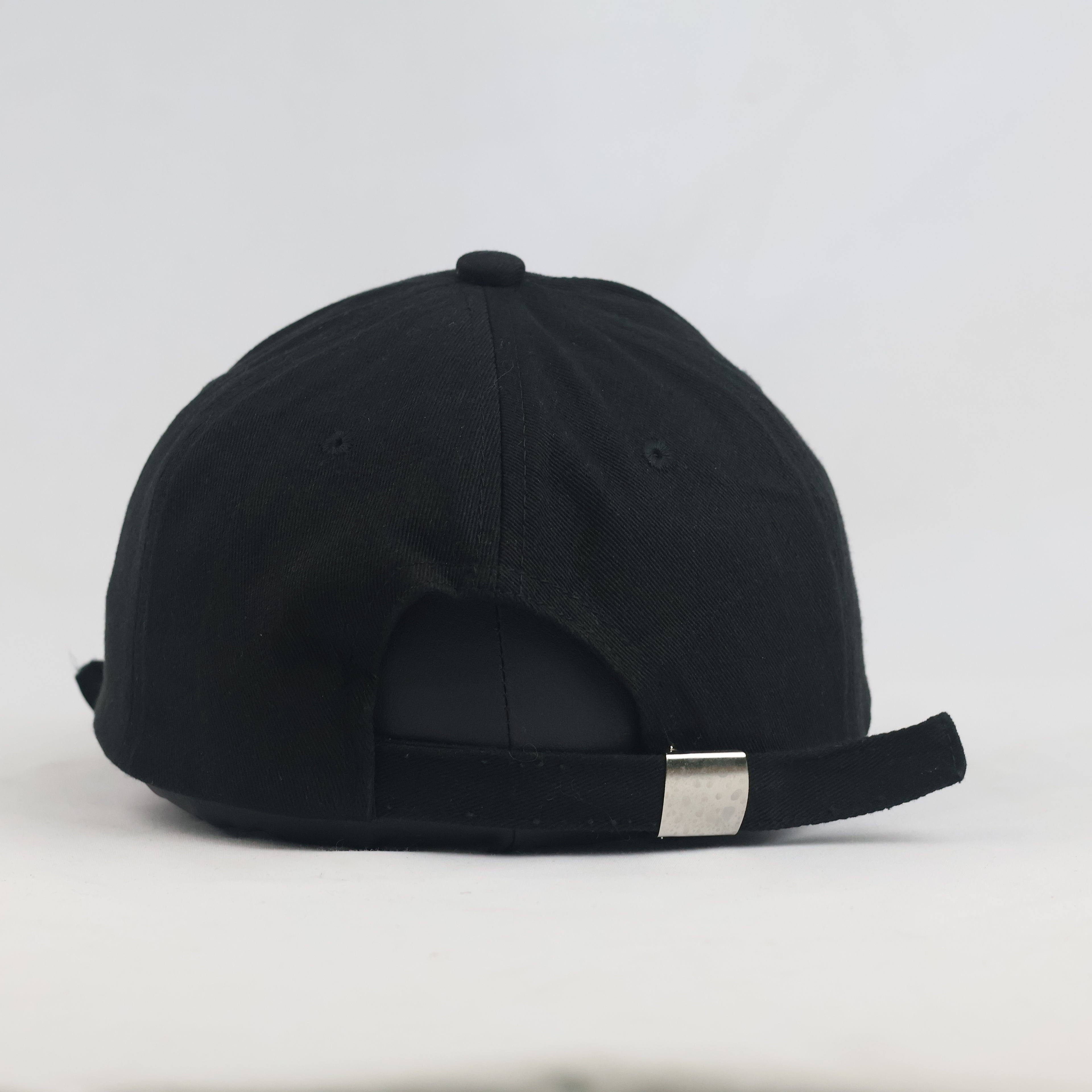 Thrifted Cute Black Hello Weekend Ruffle Brim Dad Cap (55-57 cm)