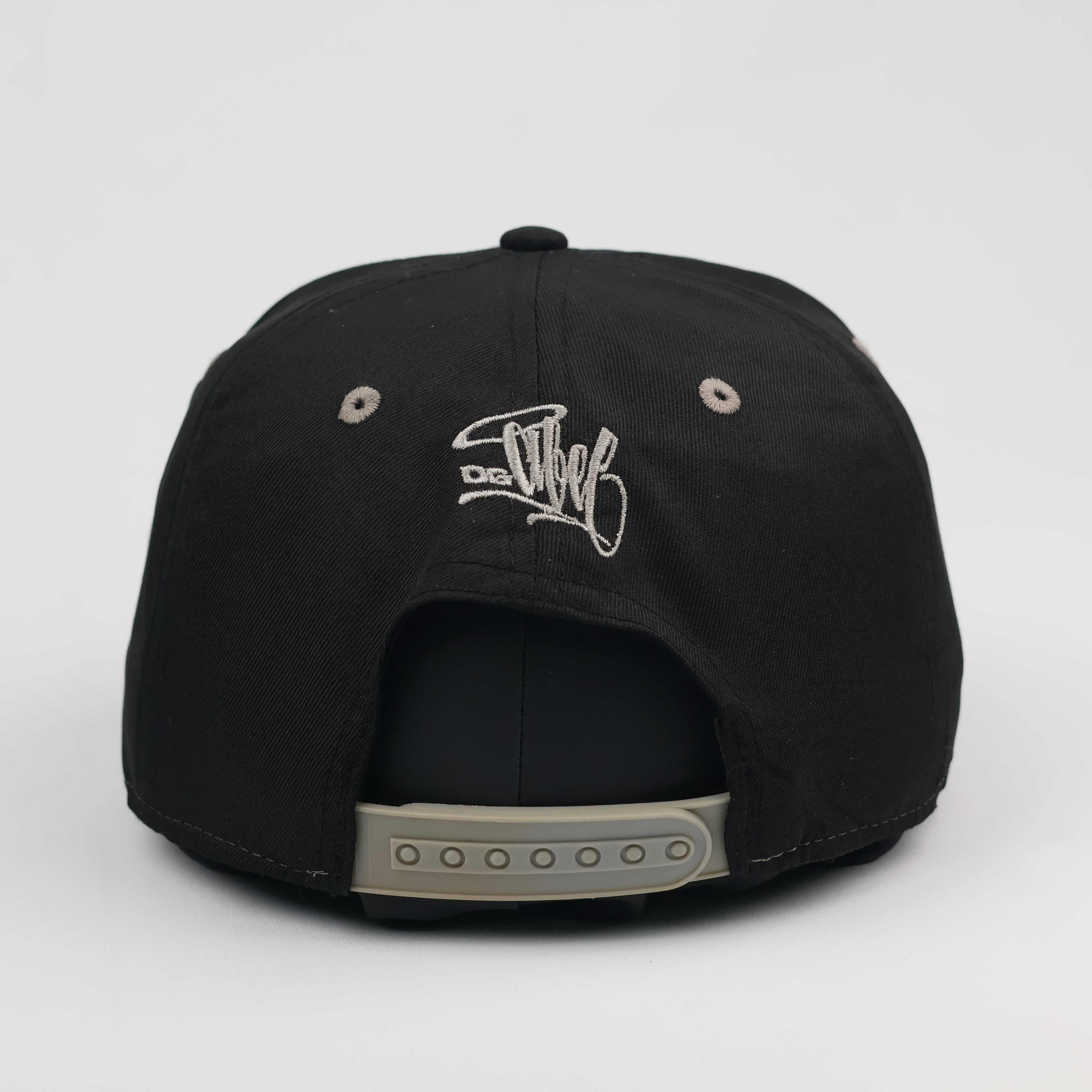 Vintage OG Chief Skull & Lion Snapback Thrifted Hat | Black Streetwear Cap