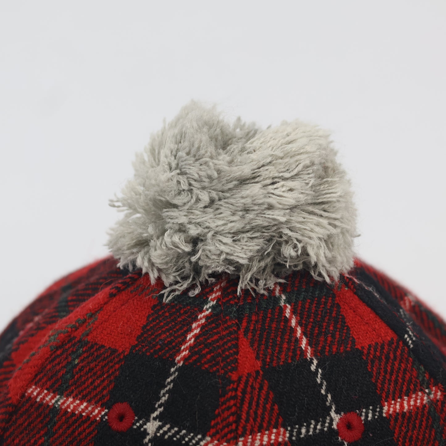 Vintage NBA Chicago Bulls Plaid Trapper Thrifted Hat - Windy City Edition