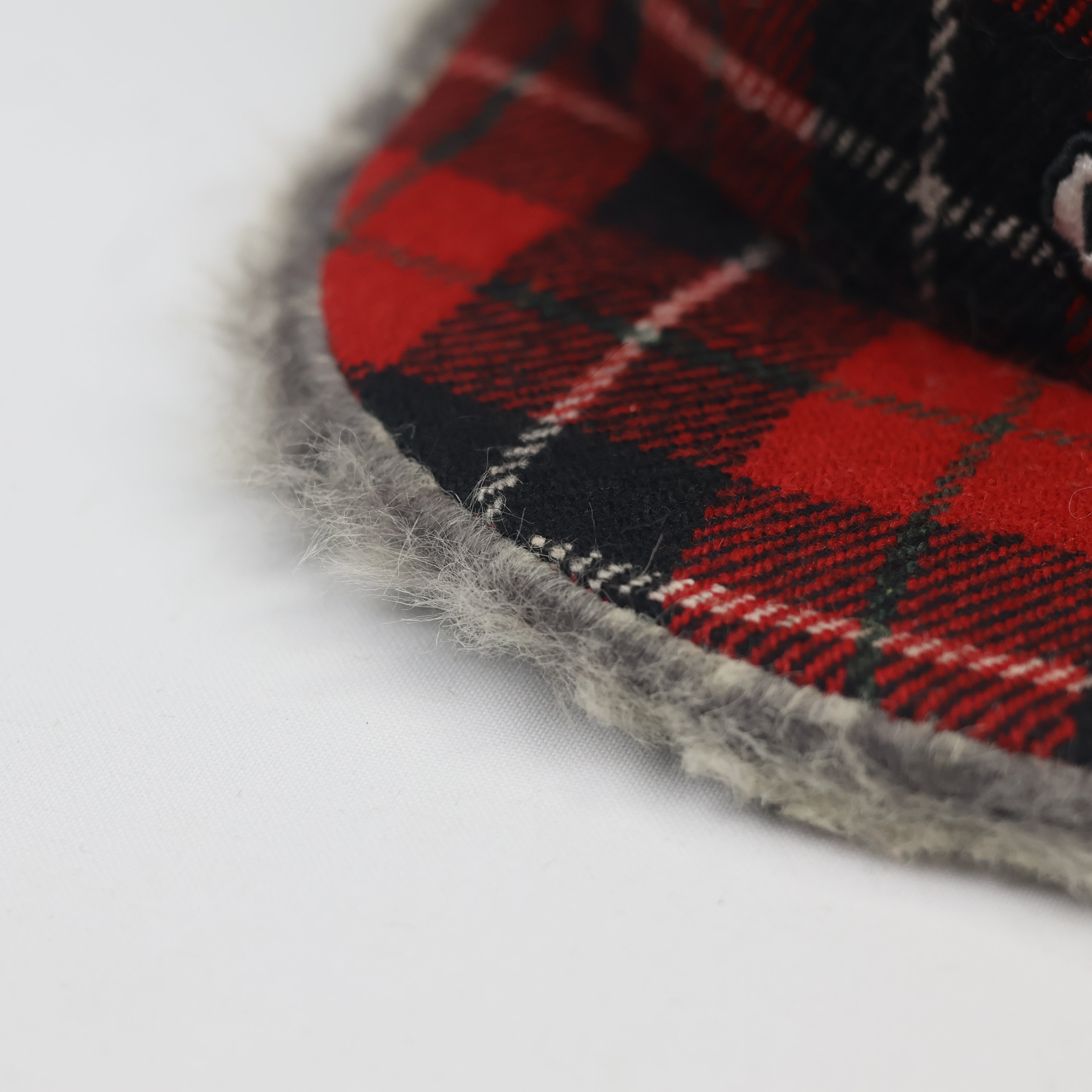 Vintage NBA Chicago Bulls Plaid Trapper Thrifted Hat - Windy City Edition