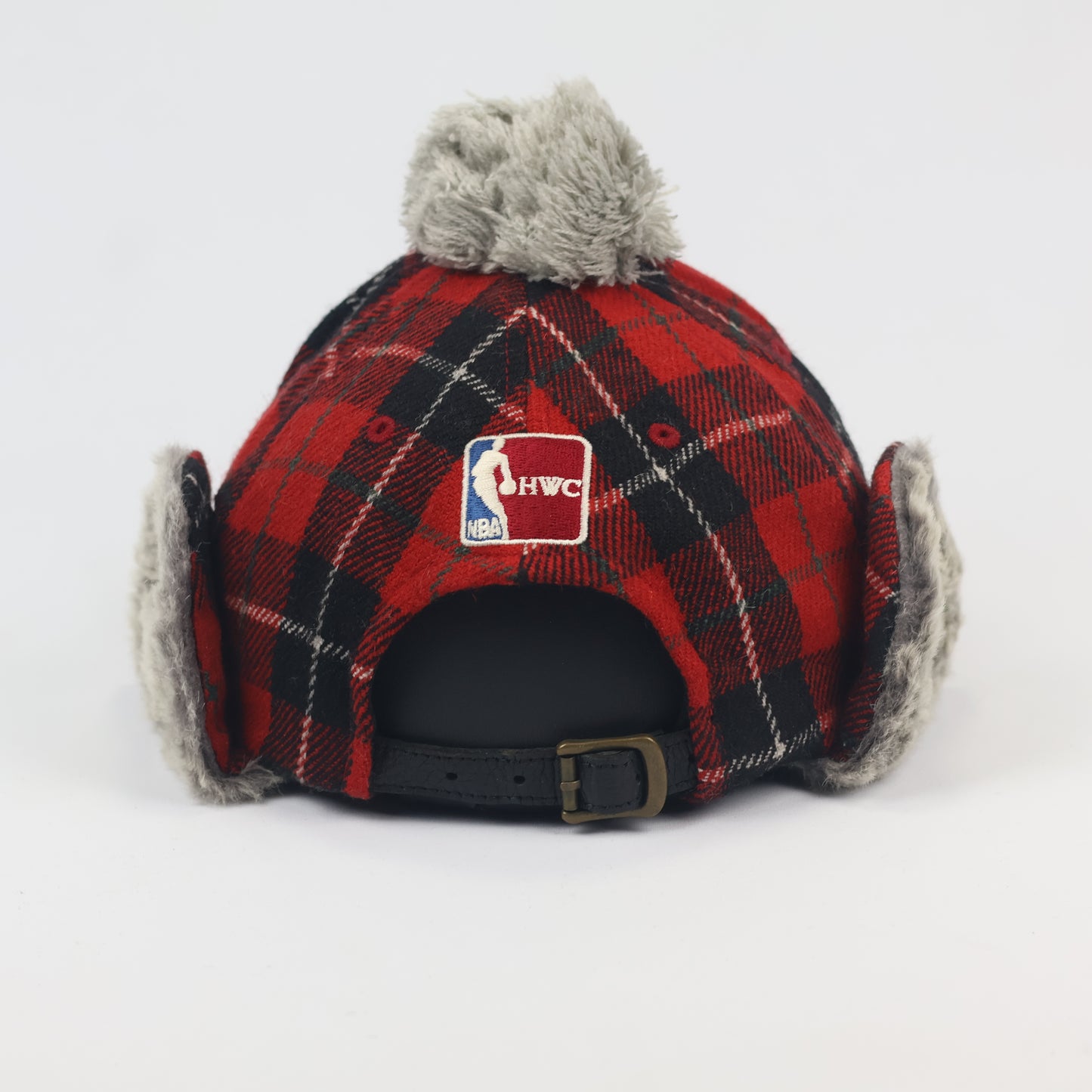 Vintage NBA Chicago Bulls Plaid Trapper Thrifted Hat - Windy City Edition