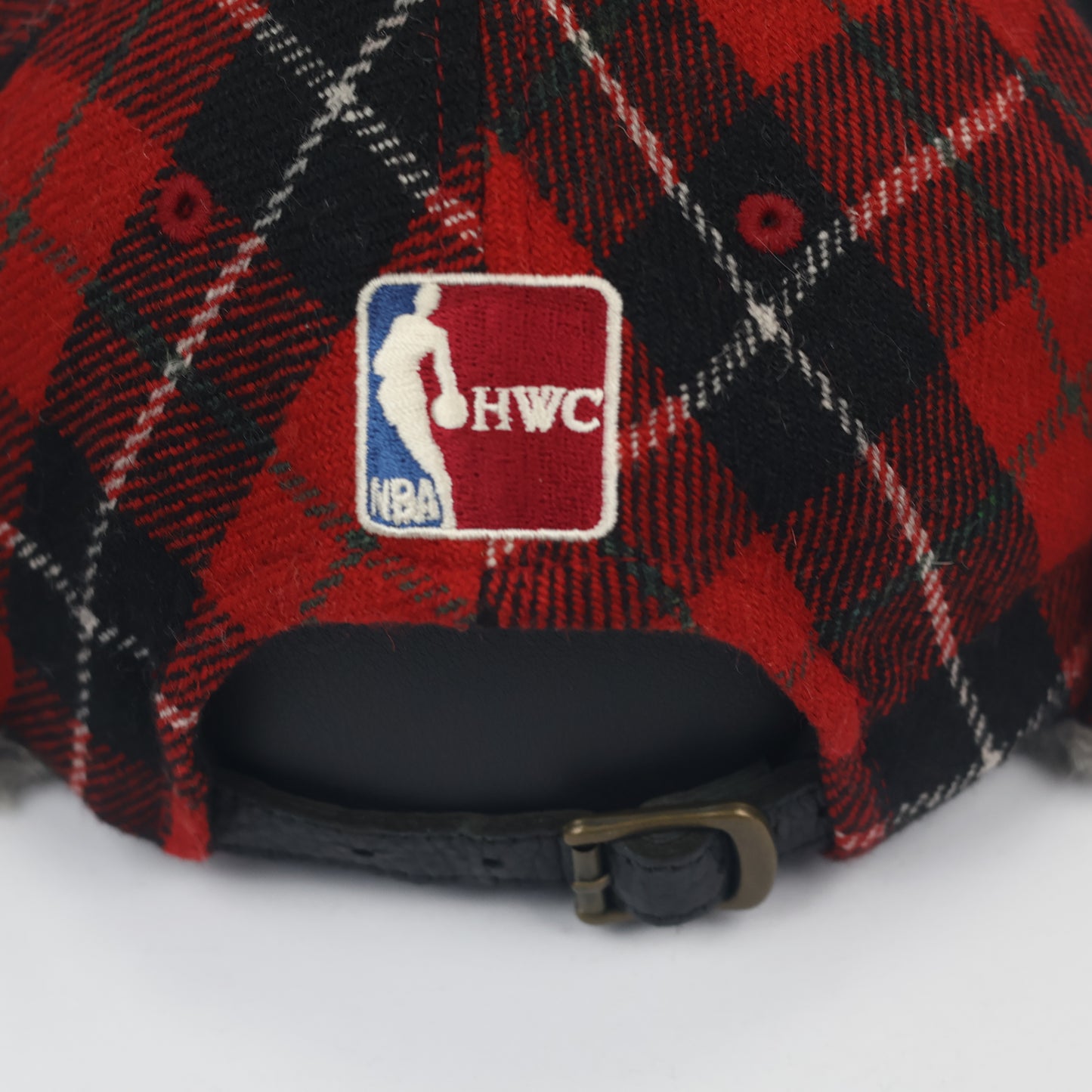 Vintage NBA Chicago Bulls Plaid Trapper Thrifted Hat - Windy City Edition