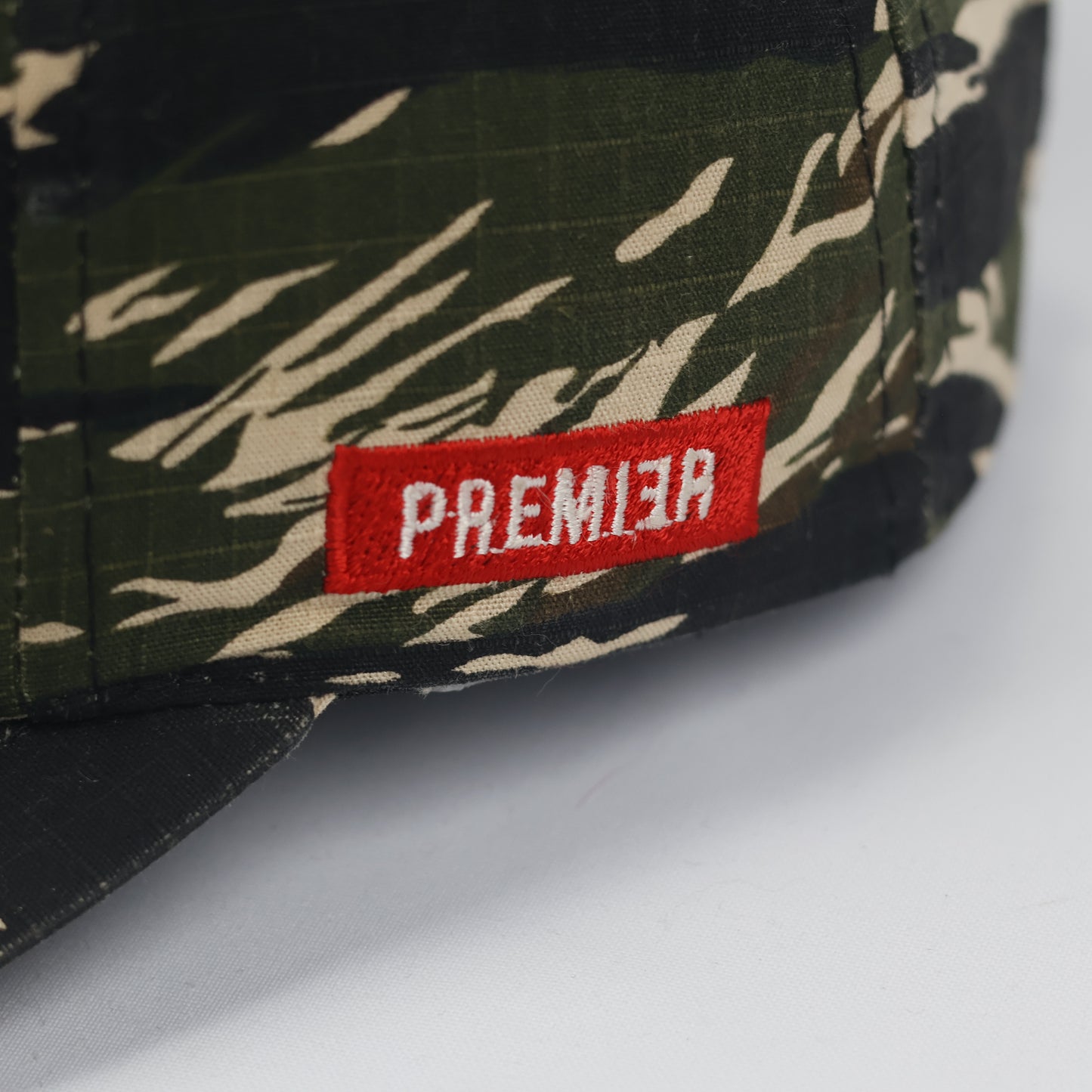 Vintage Premier Parental Advisory Thrifted Snapback - Tiger Camo Edition
