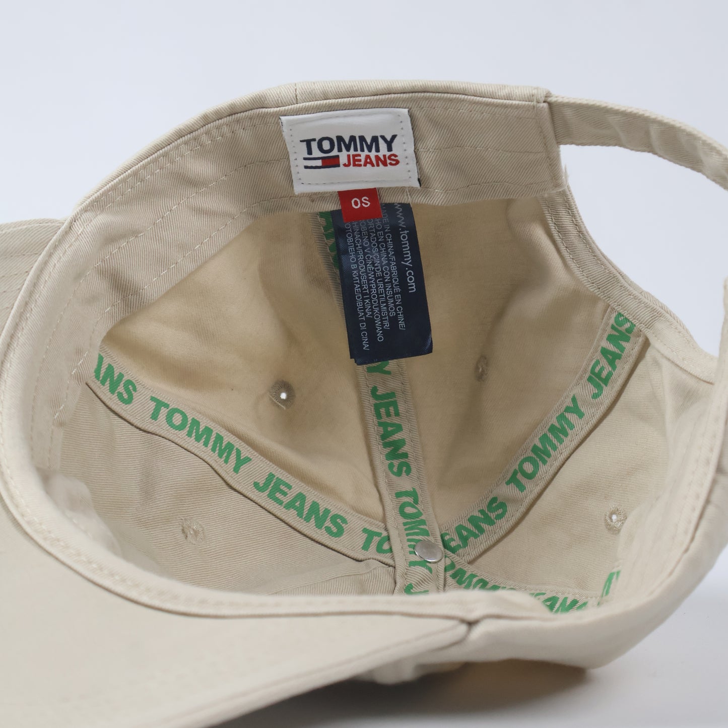 Authentic Tommy Jeans Beige Baseball Cap