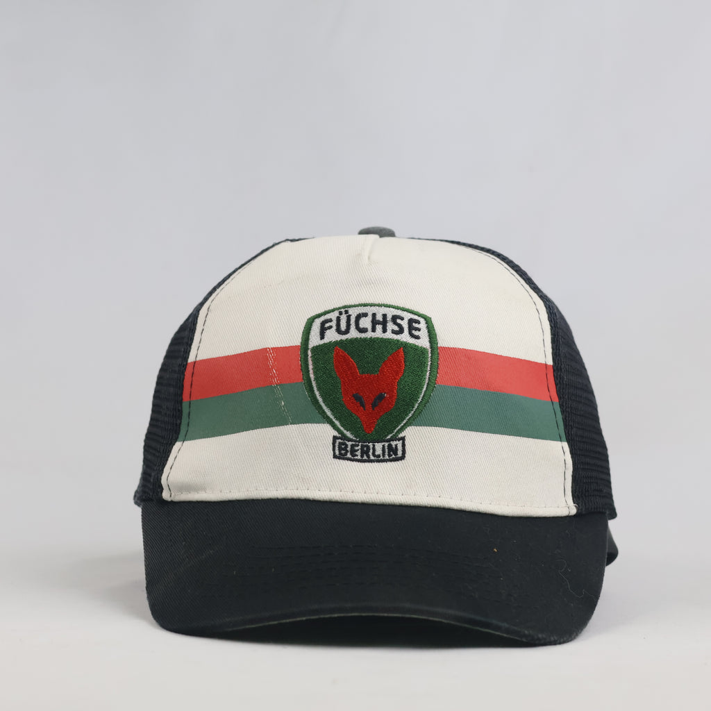 Thrifted Füchse Berlin Off-White & Black Mesh Trucker Cap (56-58 cm)