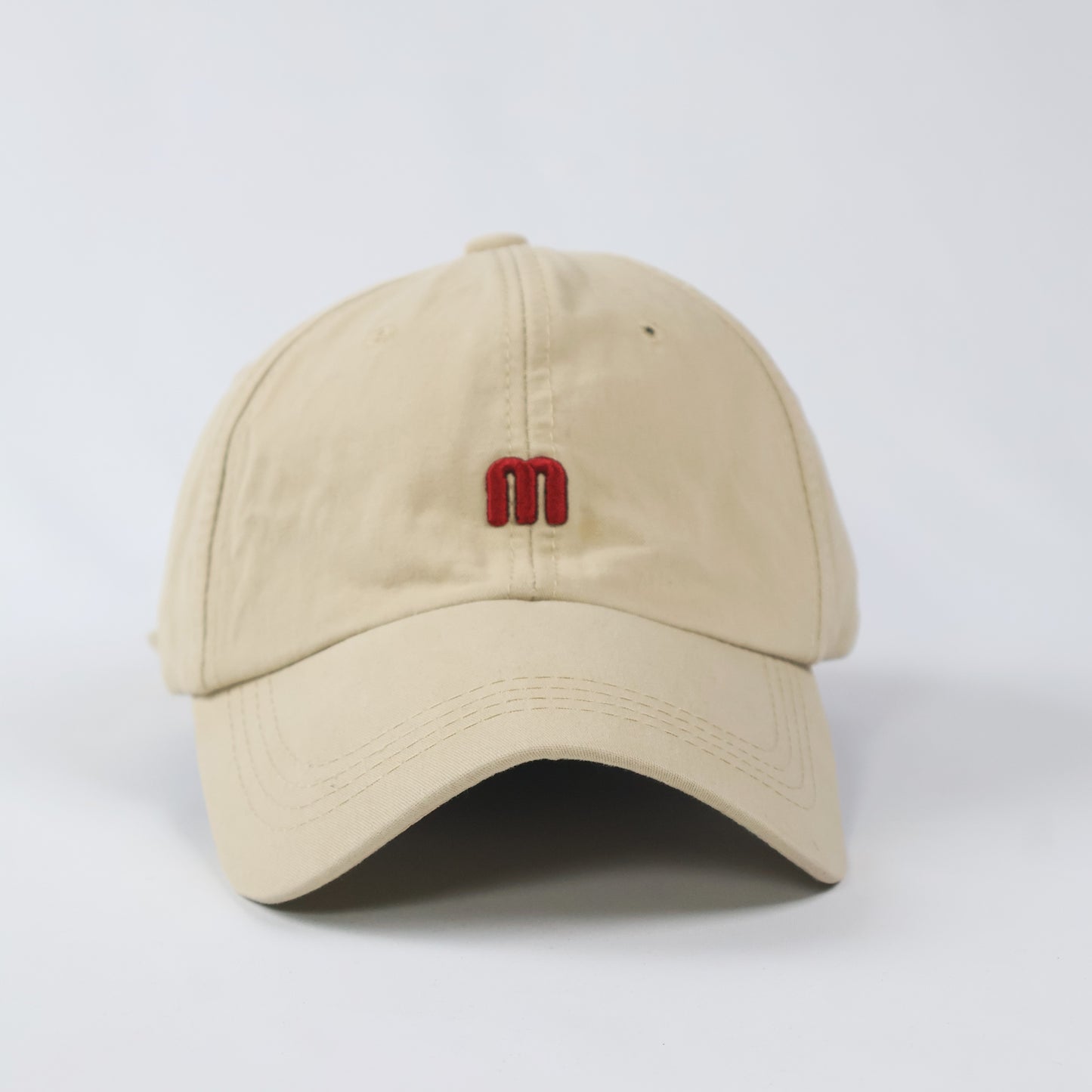 Authentic 'M' logo Khaki Baseball Cap