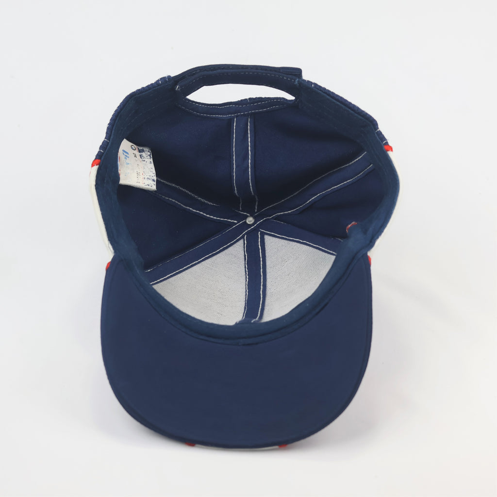 BMW Motorrad Motorsport Baseball Thrifted Cap - Blue, White & Red Racing Hat