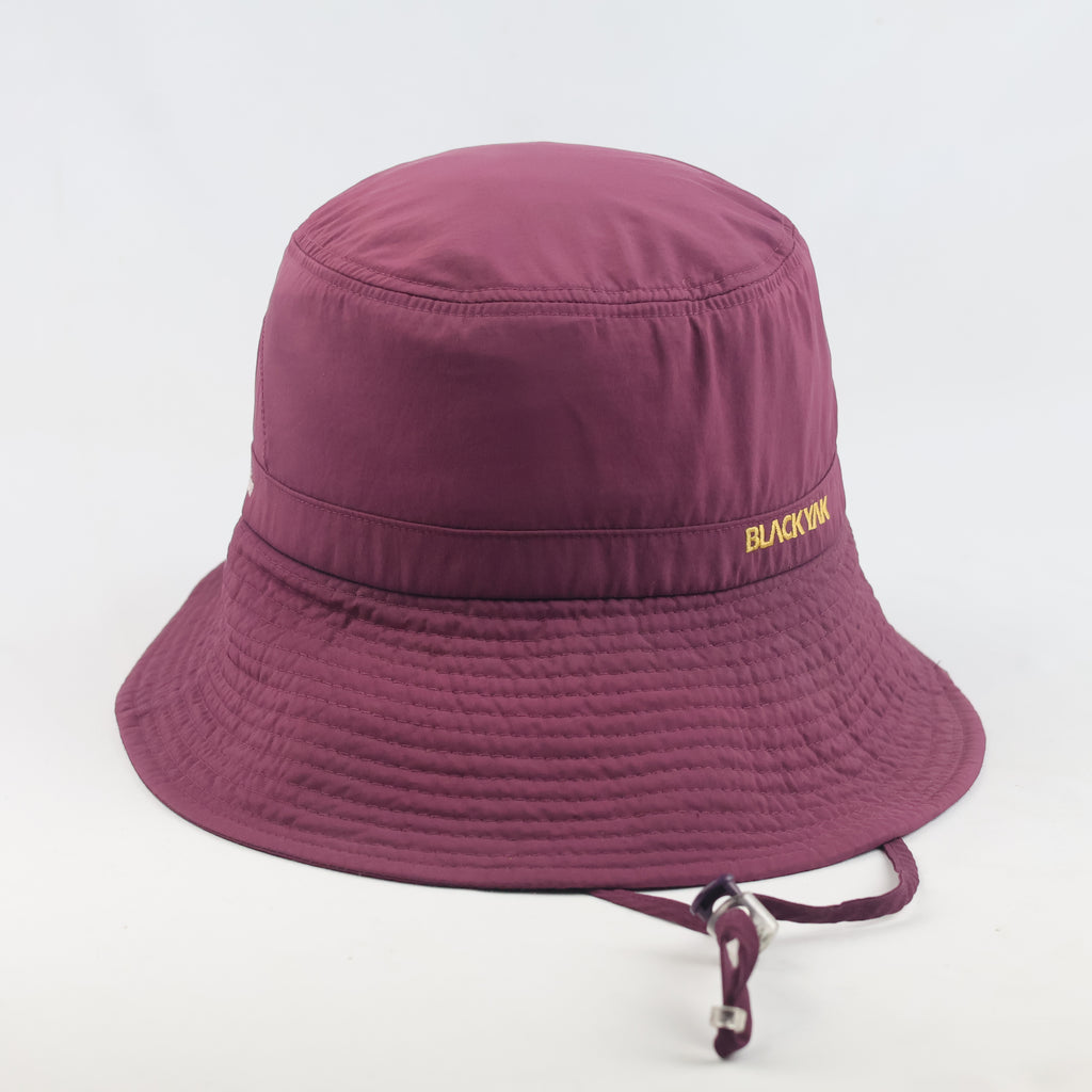 Thrifted Black Yak 14 Peaks Expedition Maroon Bush Bucket Hat
