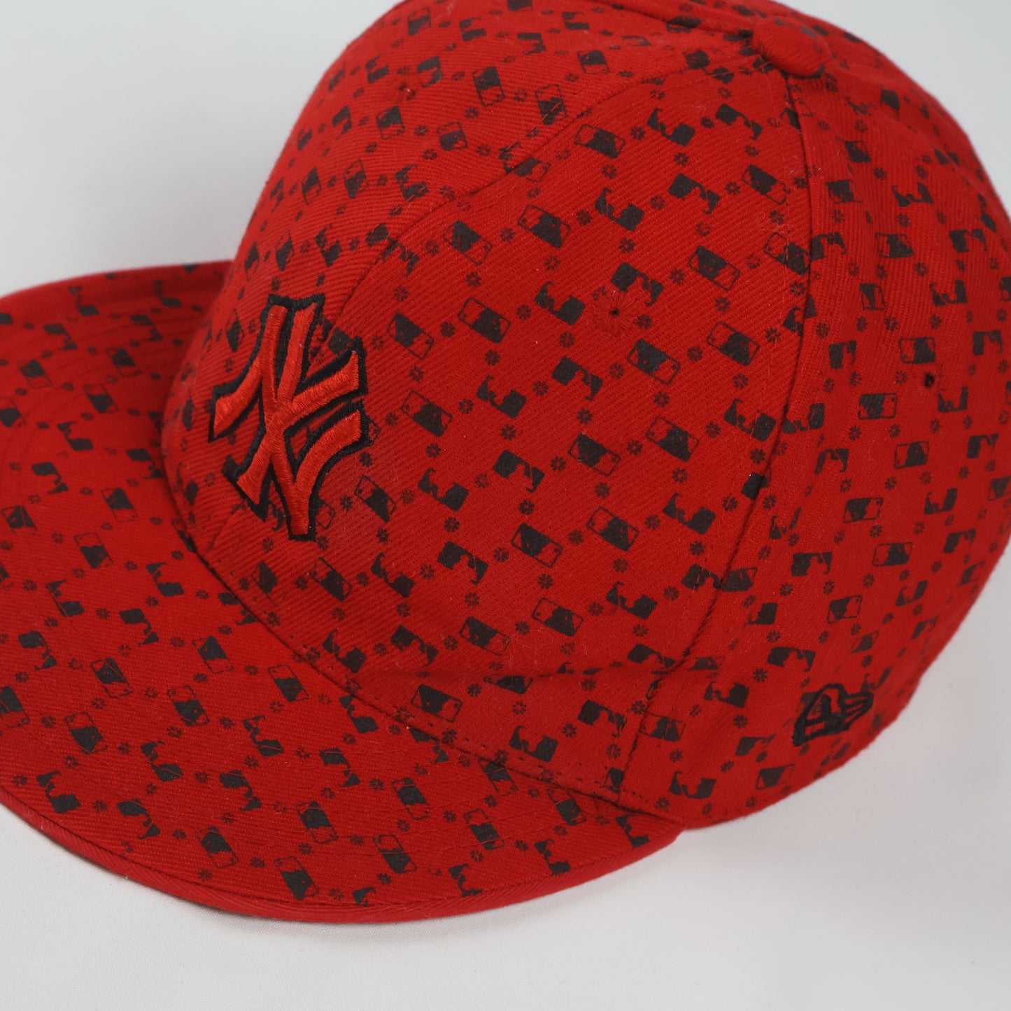 Iconic Red Yankees Fitted Hat