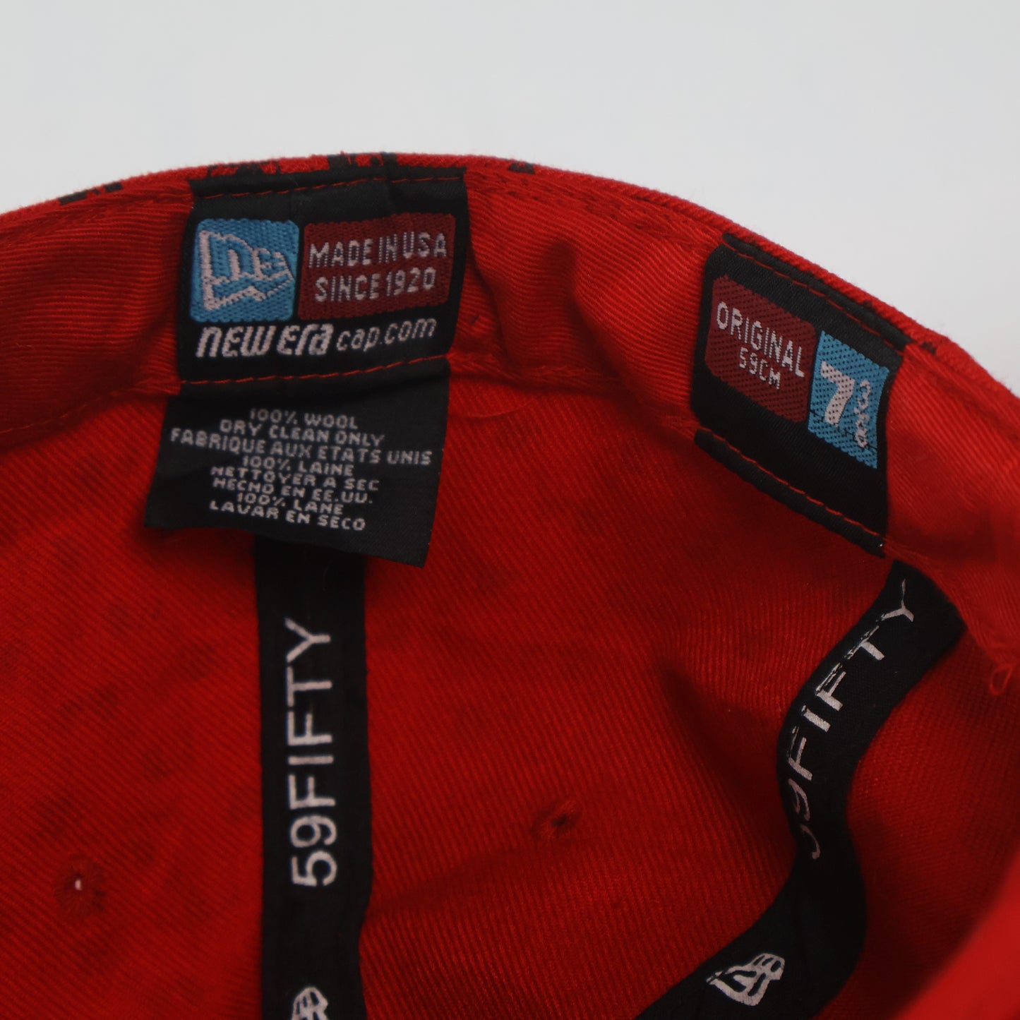 Iconic Red Yankees Fitted Hat