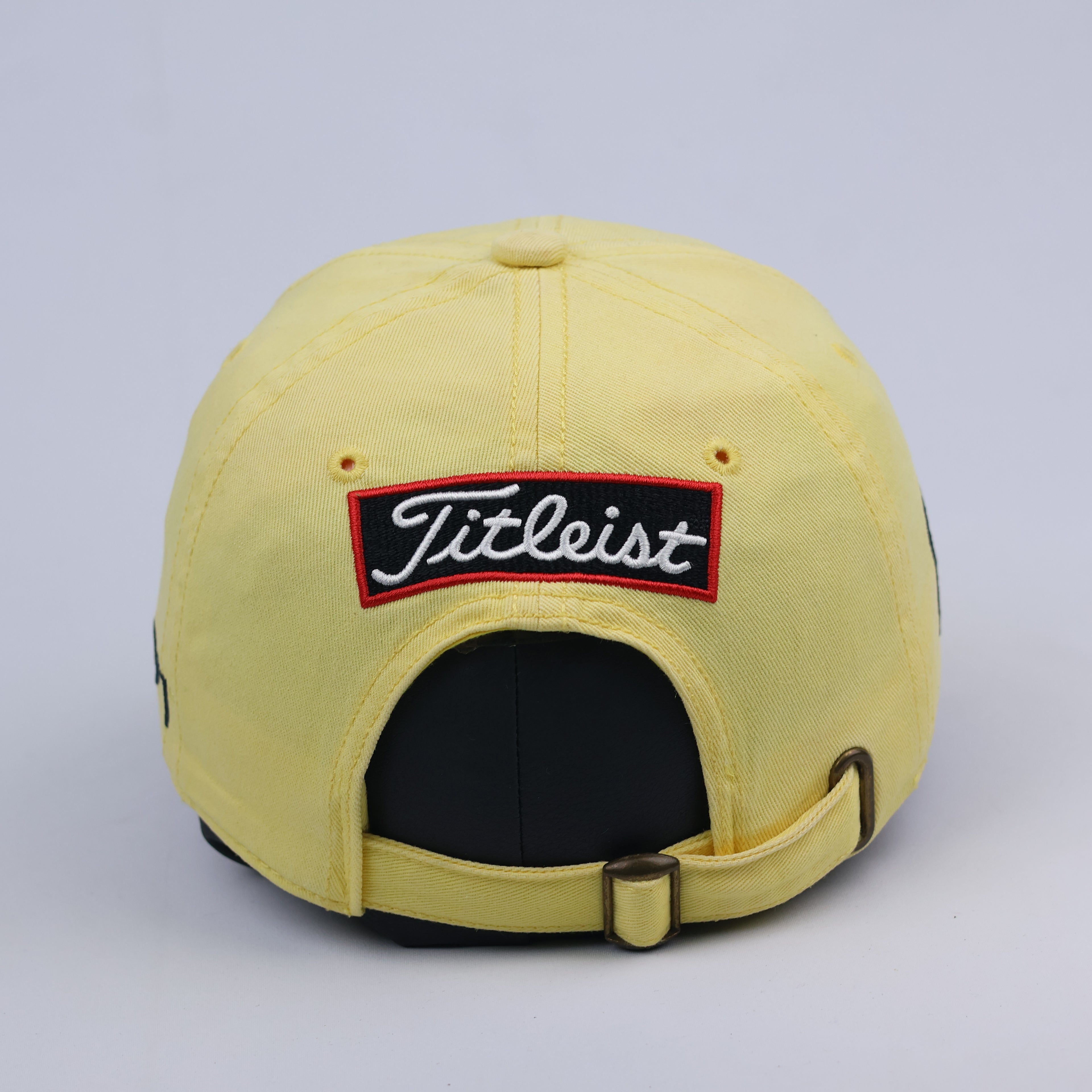 Vintage Titleist Adjustable Golf Thrifted Hat with FootJoy FJ Logo