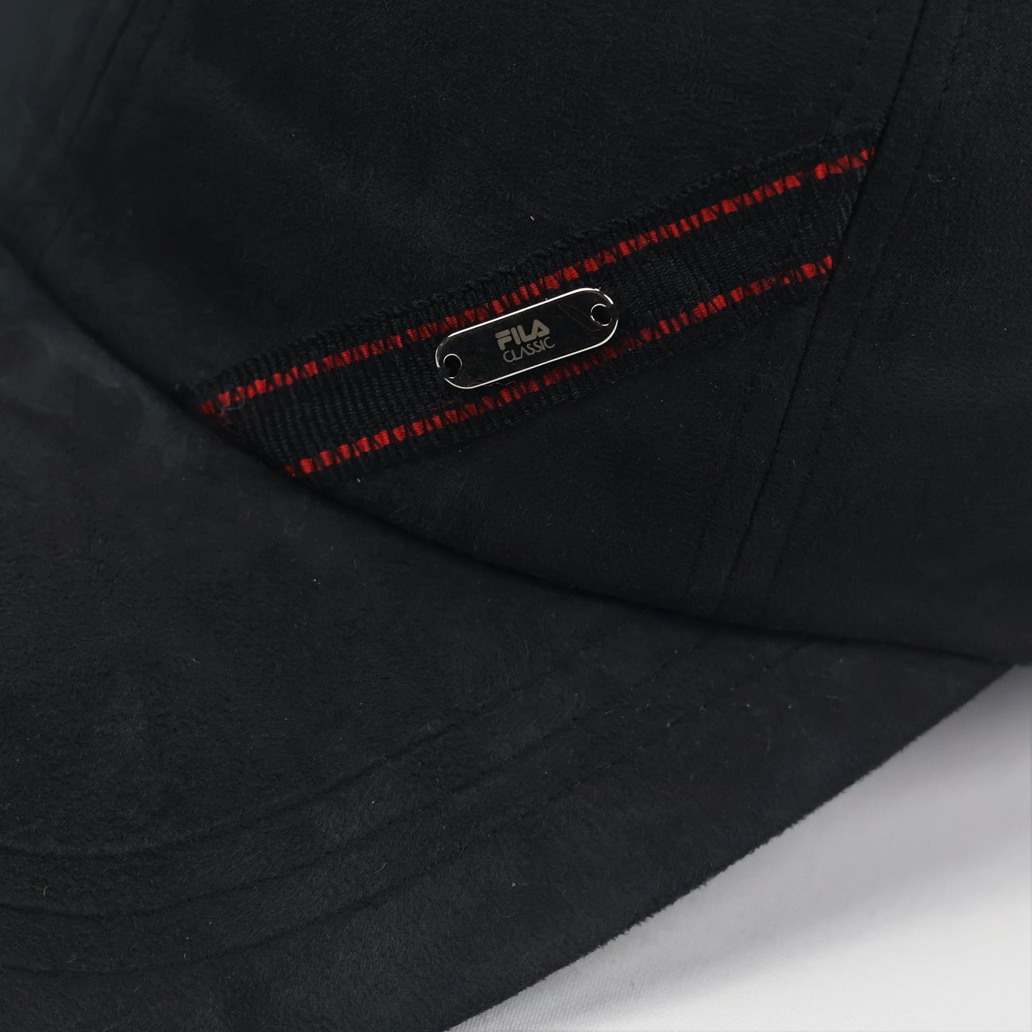 Vintage FILA Sportswear Adjustable Strapback Thrifted - Premium Black Dad Hat