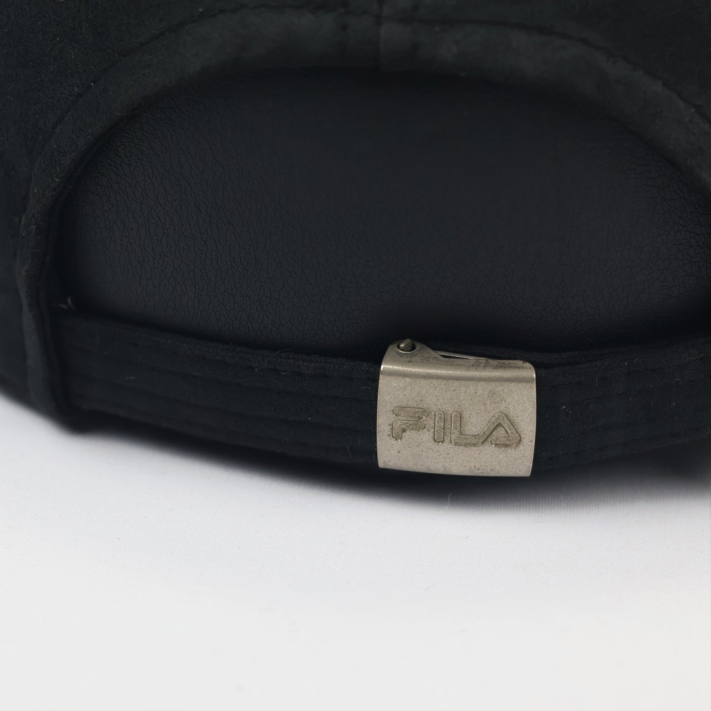 Vintage FILA Sportswear Adjustable Strapback Thrifted - Premium Black Dad Hat