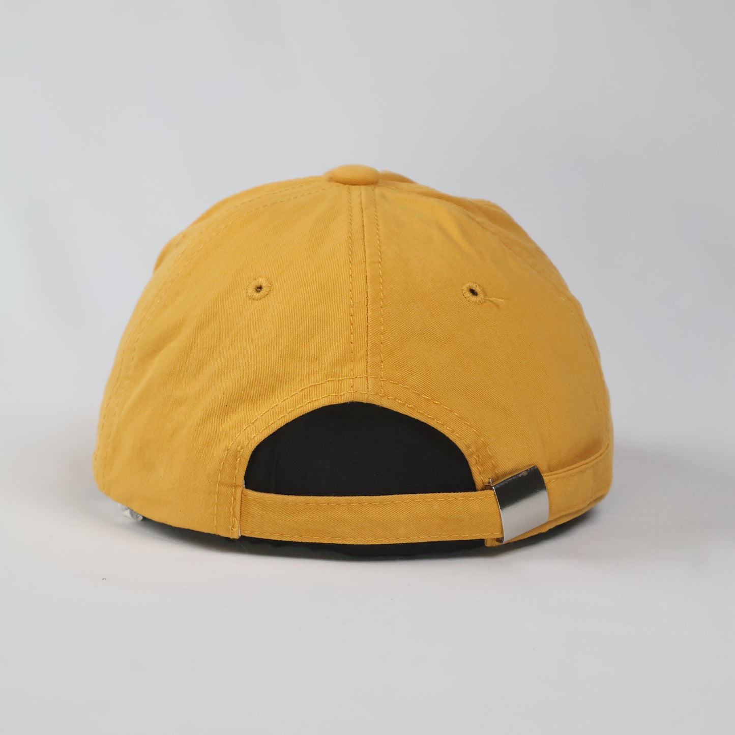 Minimalist Mustard Yellow Dad Hat with 'm' Logo