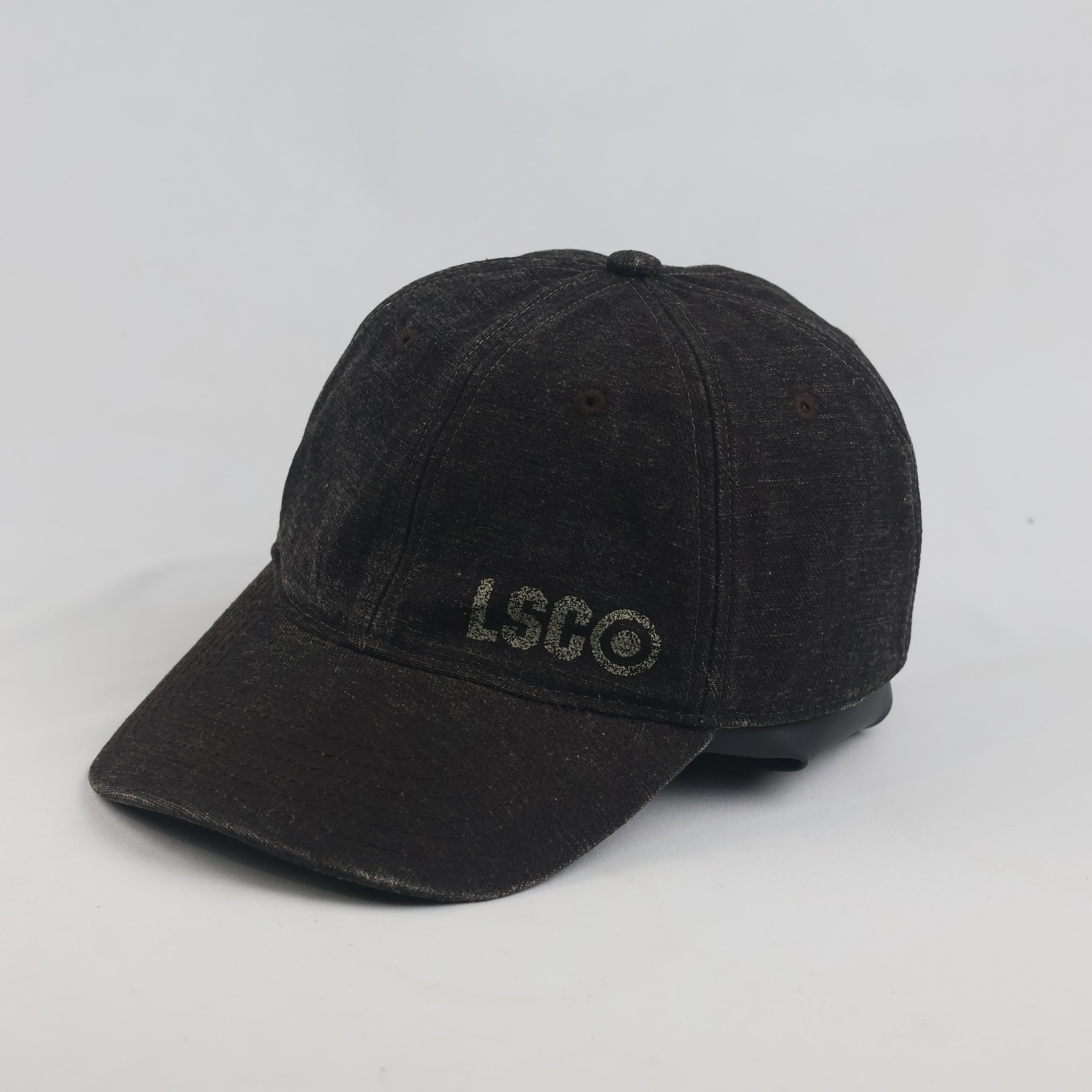 Thrifted Levi Strauss & Co. Black Denim LSCO Cap (57-59 cm)