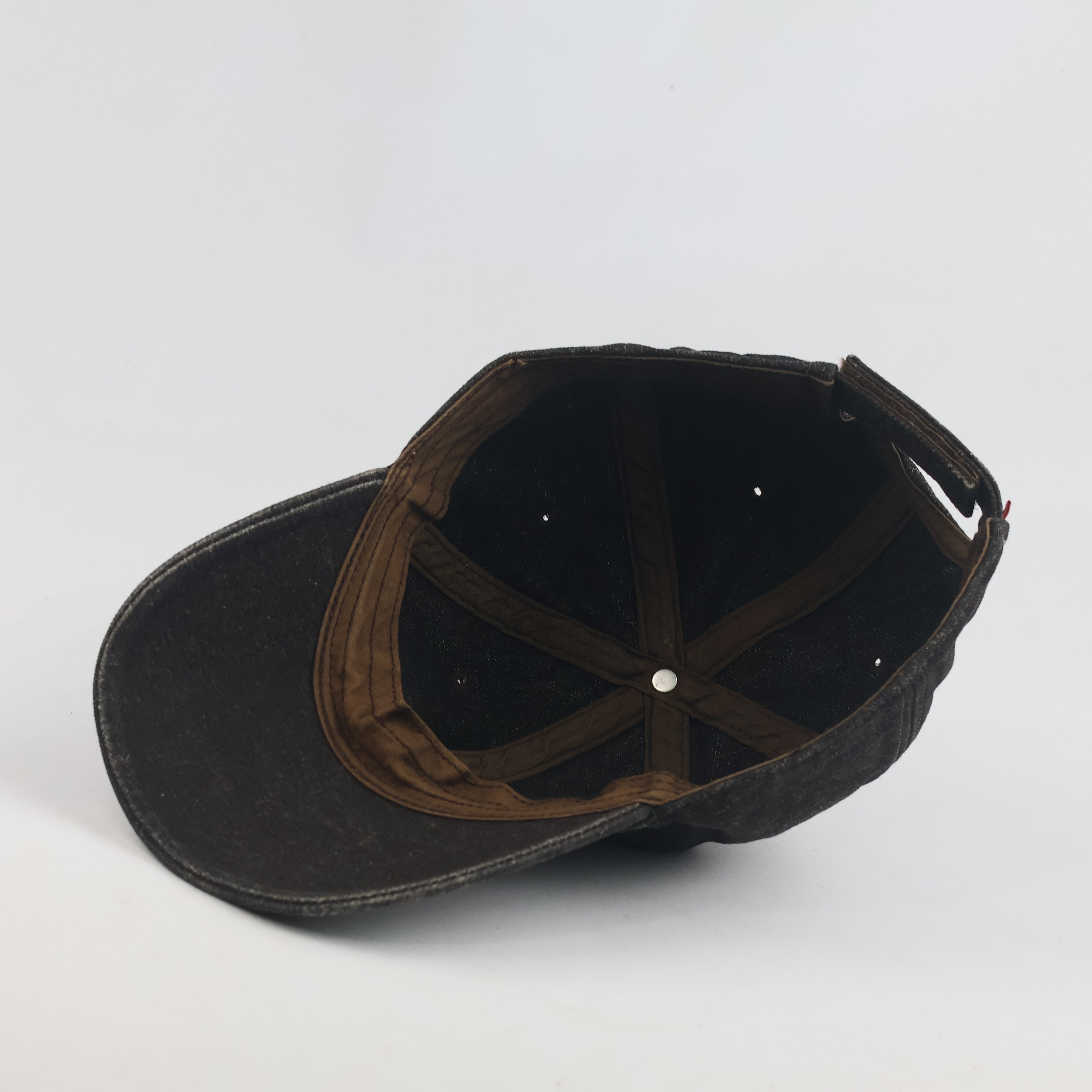 Thrifted Levi Strauss & Co. Black Denim LSCO Cap (57-59 cm)