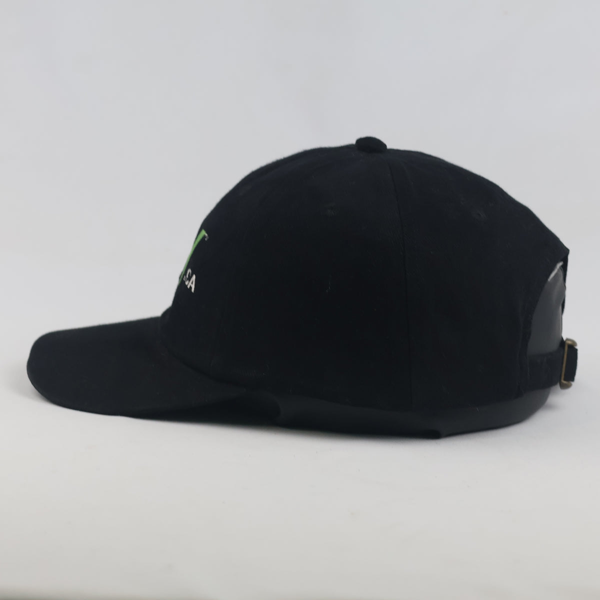 Thrifted eBay Promo Tech Corporate Black Strapback Cap | 10105