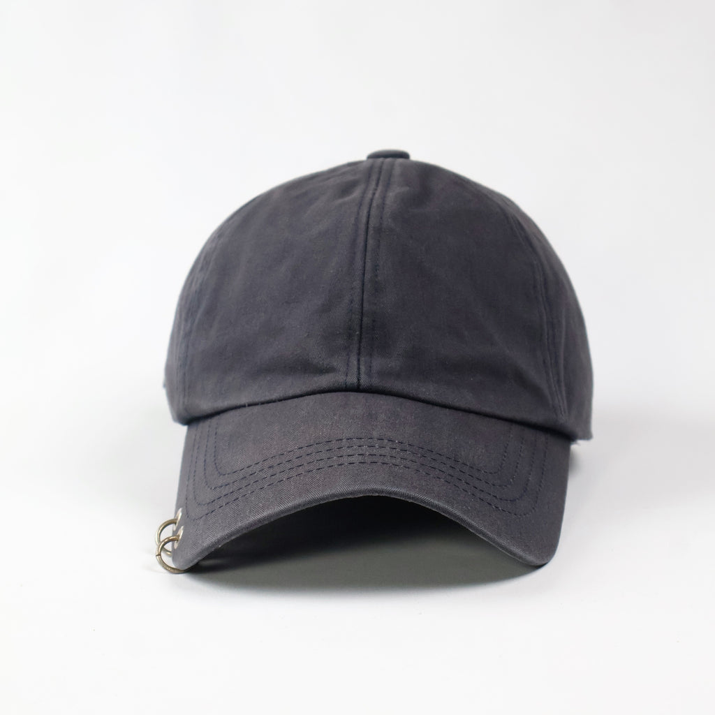 K-Pop Style Pierced Ring Dad Hat