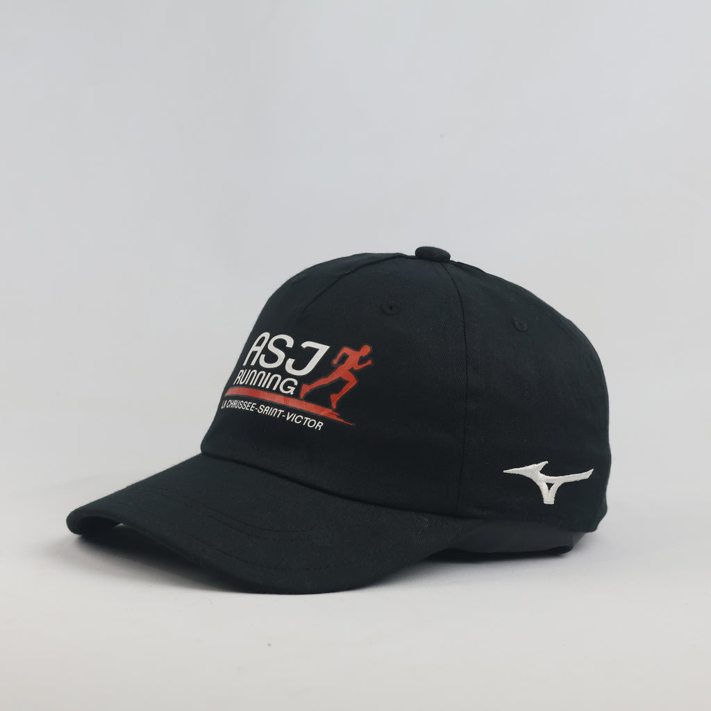 Thrifted Mizuno Black ASJ Running Club Sports Cap