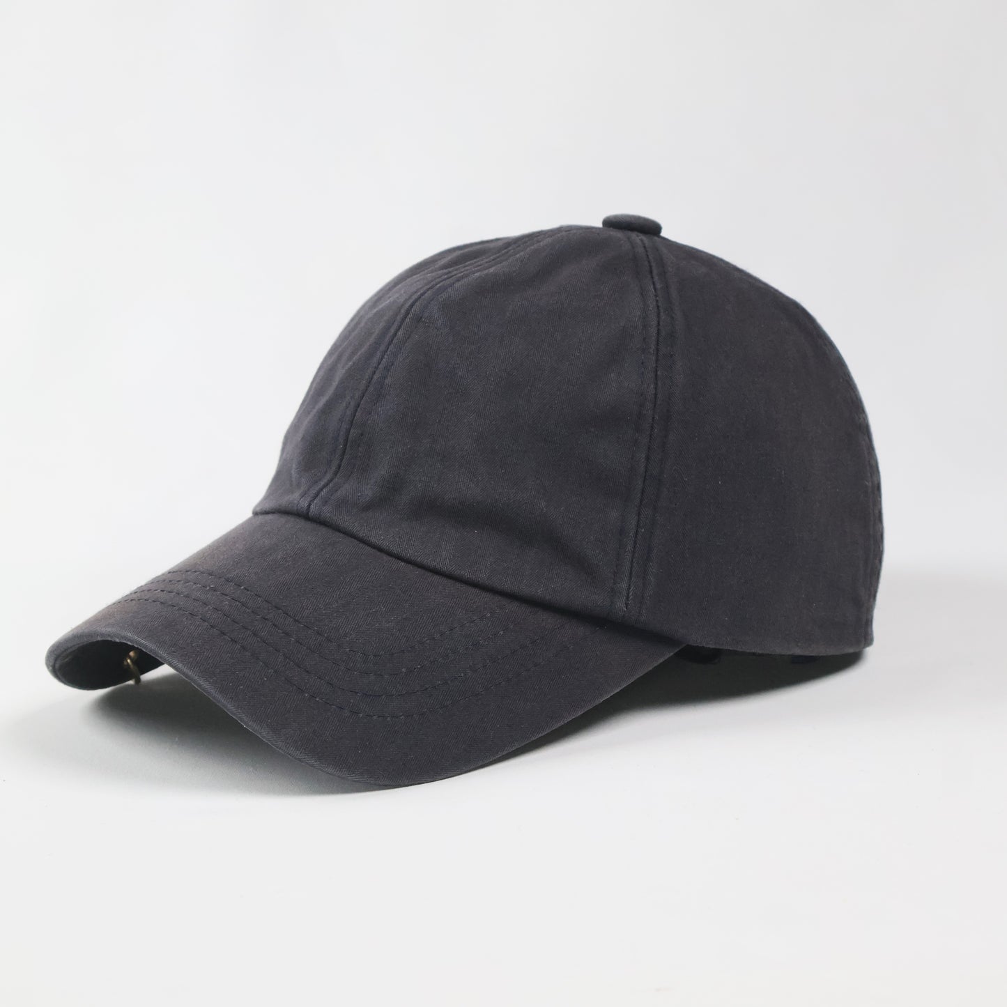 K-Pop Style Pierced Ring Dad Hat