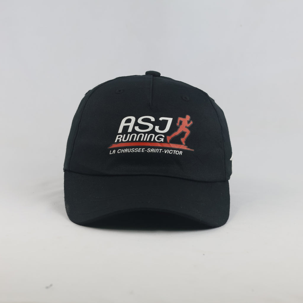 Thrifted Mizuno Black ASJ Running Club Sports Cap